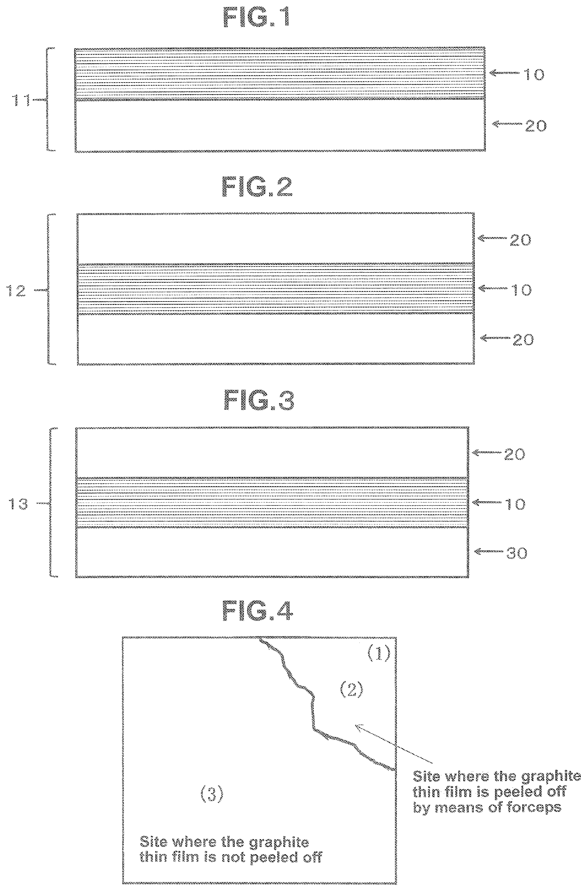 Patent US12315778 Figure 1 – Graphite thin film/silicon substrate laminated assembly, process for producing the same, and substrate for enhanced heat discharge type electronic devices