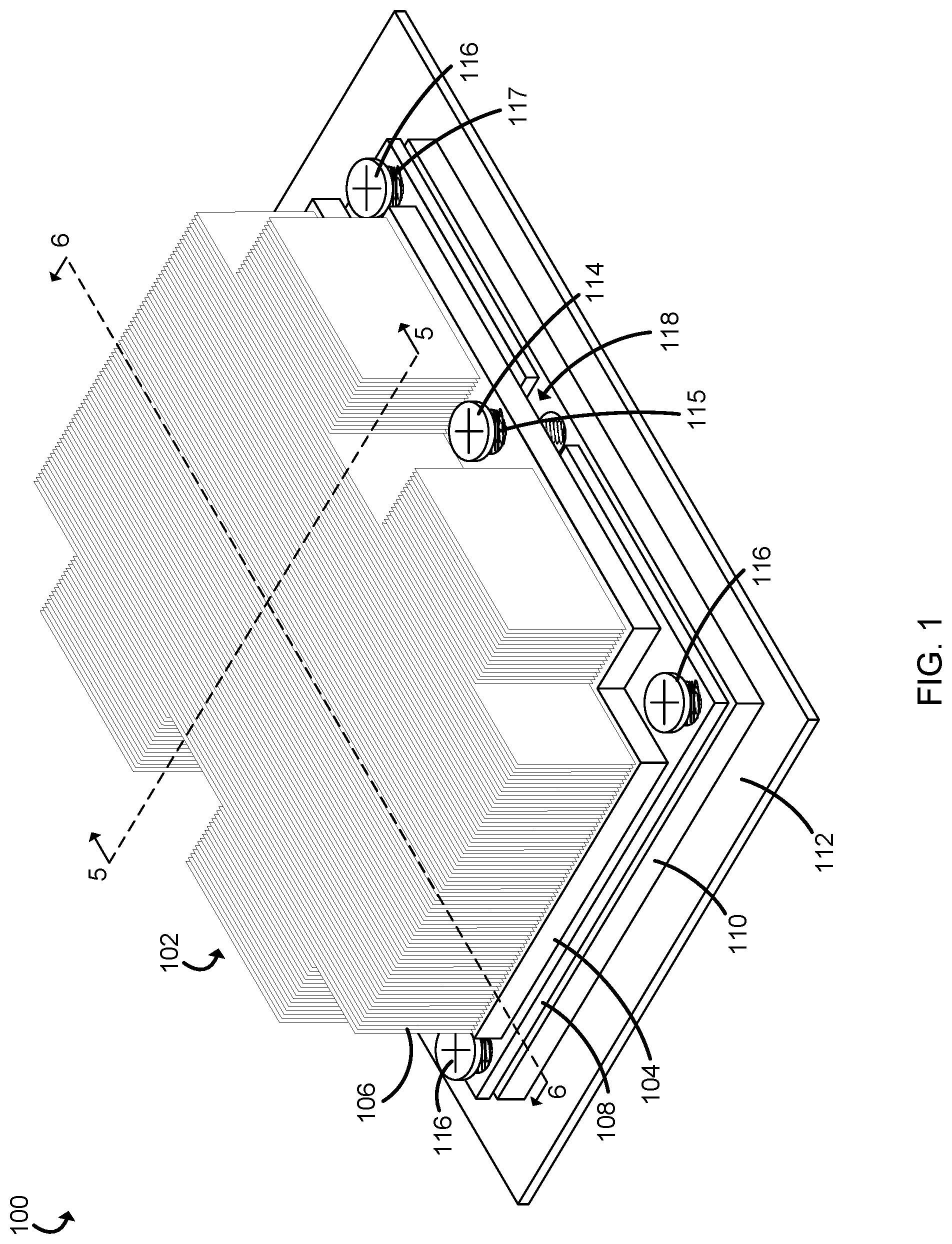 Patent US12315780 — Technologies for processor loading mechanisms — Figure 1