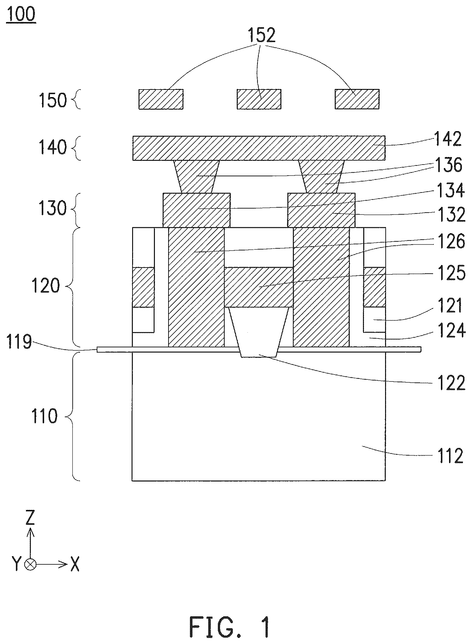 Patent US12315804 — Back side signal routing in a circuit with a relay cell — Figure 1