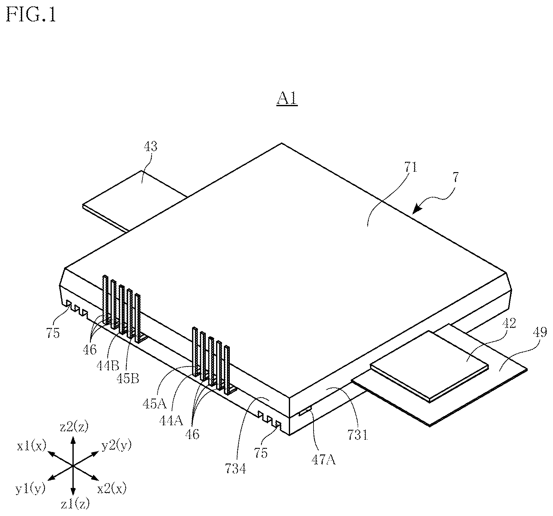 Patent US12315821 — Semiconductor device and method for manufacturing semiconductor device — Figure 1
