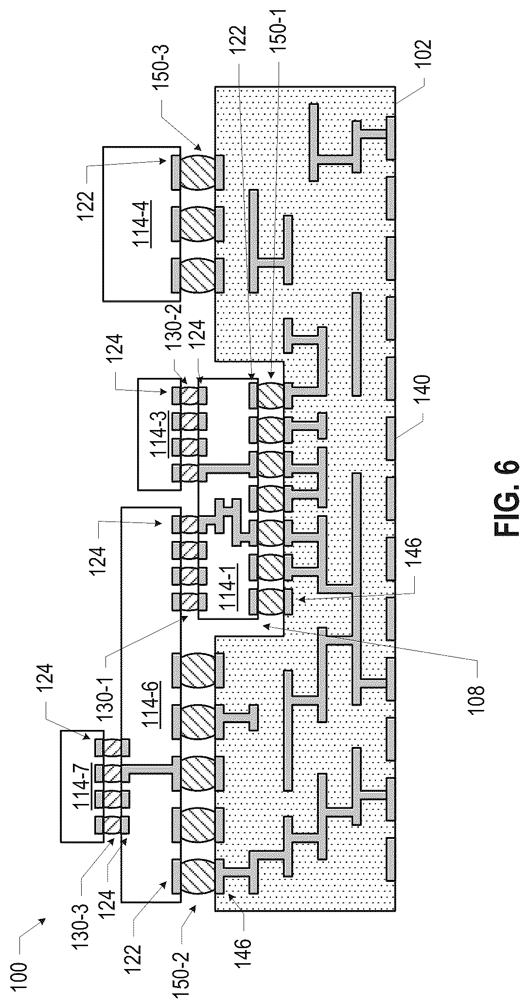 Patent US12315840 Figure 6 – Microelectronic assemblies