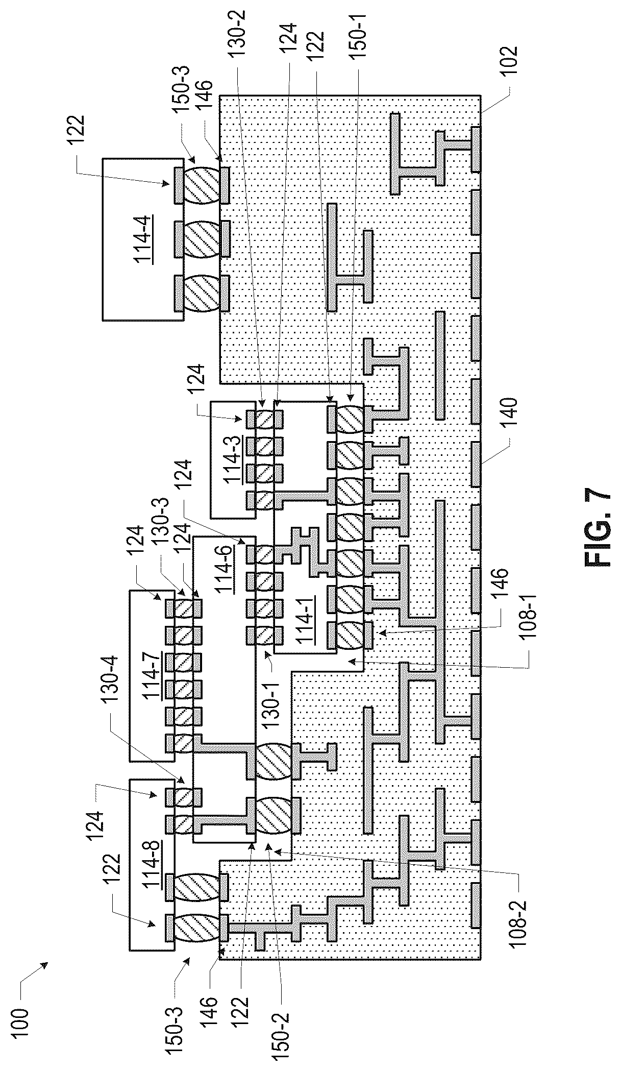 Patent US12315840 Figure 7 – Microelectronic assemblies