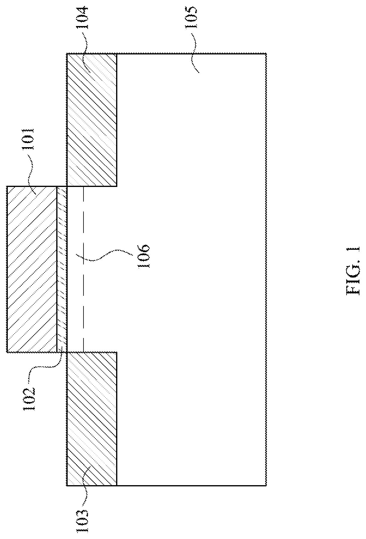 Patent US12315861 Figure 1 – Integrated circuit structure and method for manufacturing the same