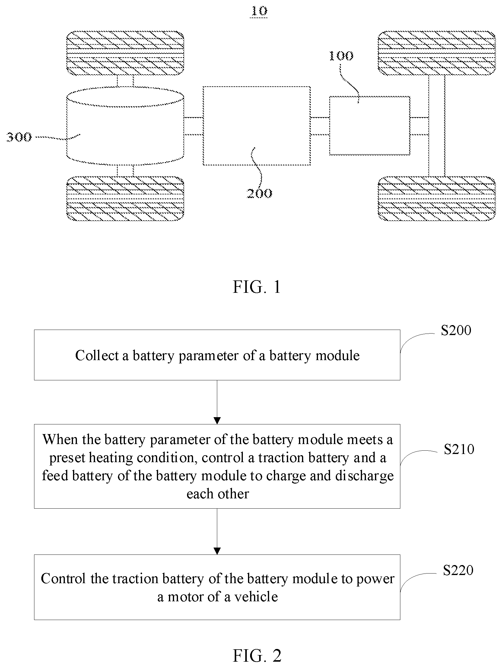 Patent US12315902 — Battery heating control method and apparatus, and electronic device — Figure 1