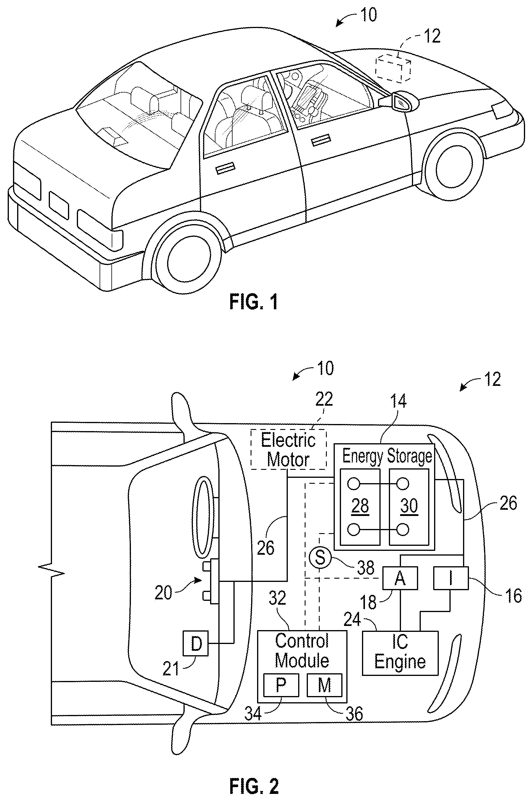 Patent US12315904 — Battery system having a passive heat sink — Figure 1