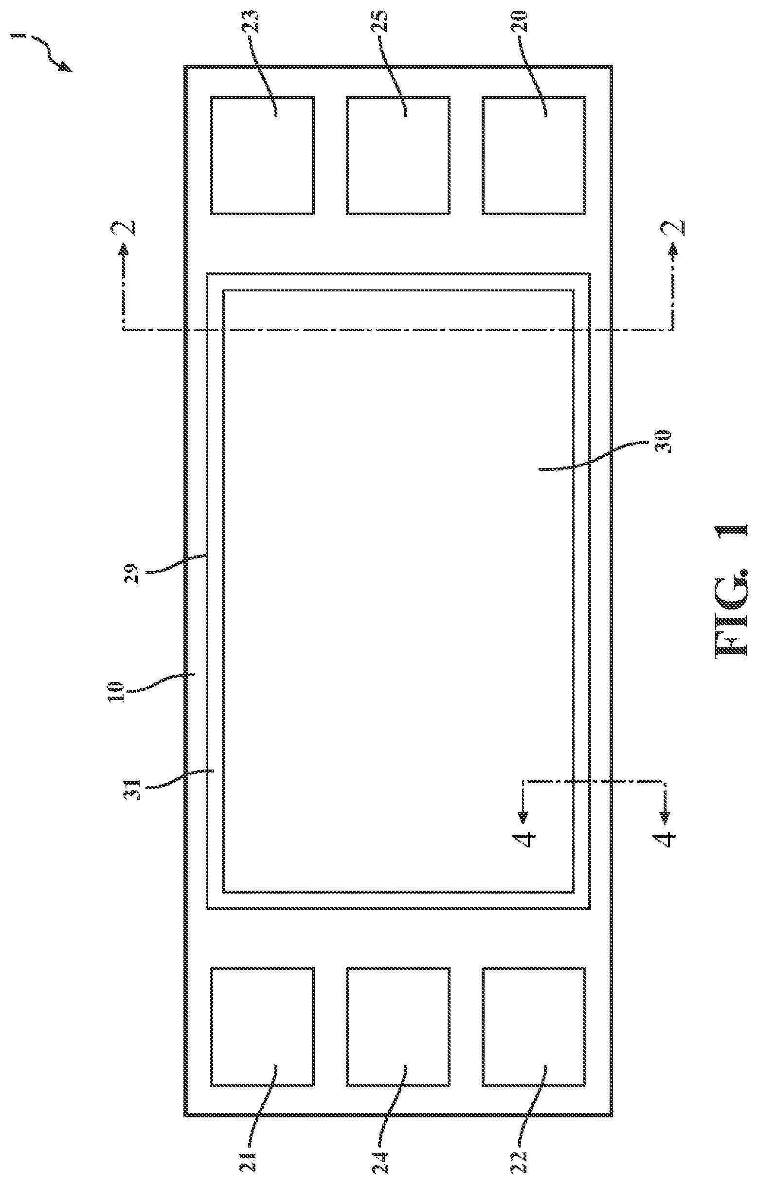 Patent US12315973 — System for fuel cell membrane edge protection via a gas diffusion layer including patterned wettability — Figure 1