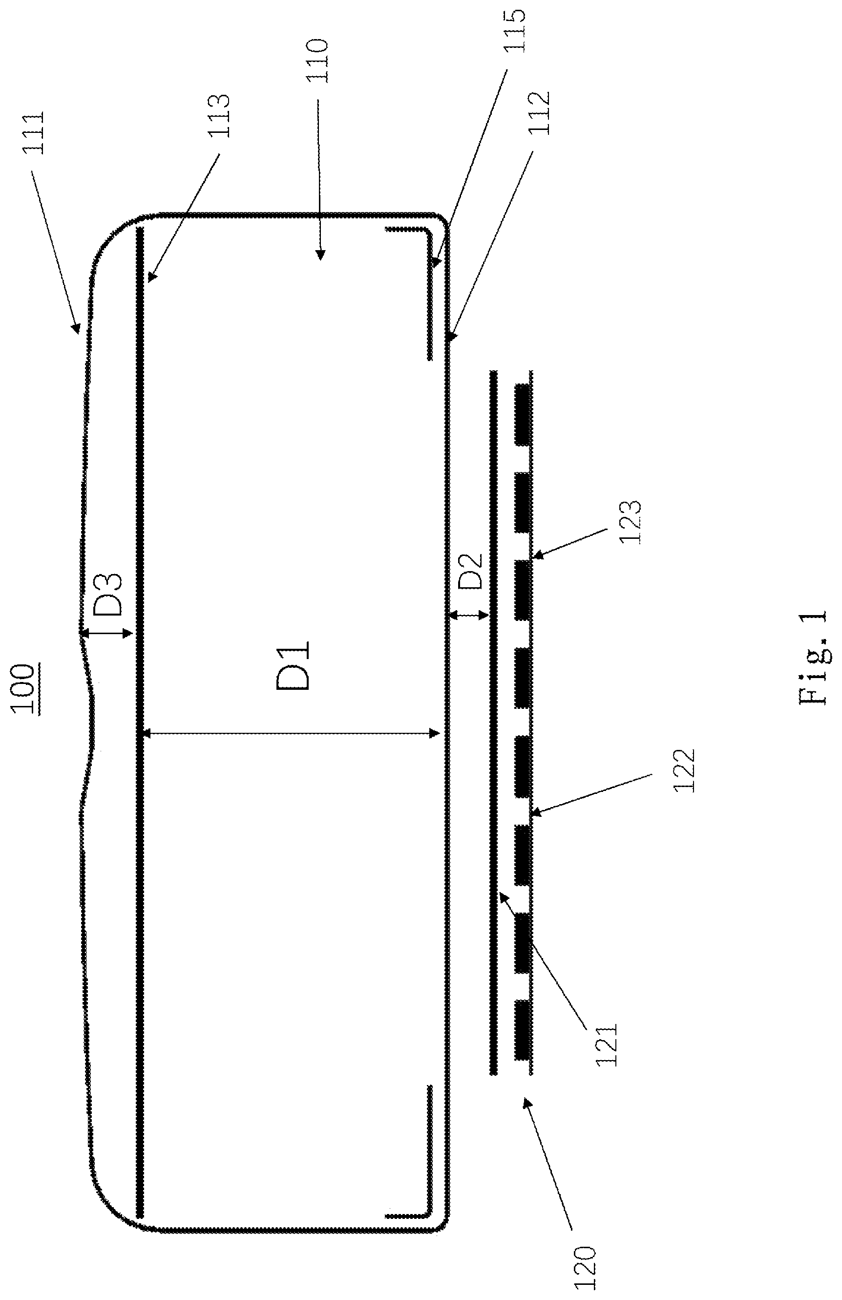 Patent US12315989 — Integrated base station antenna — Figure 1