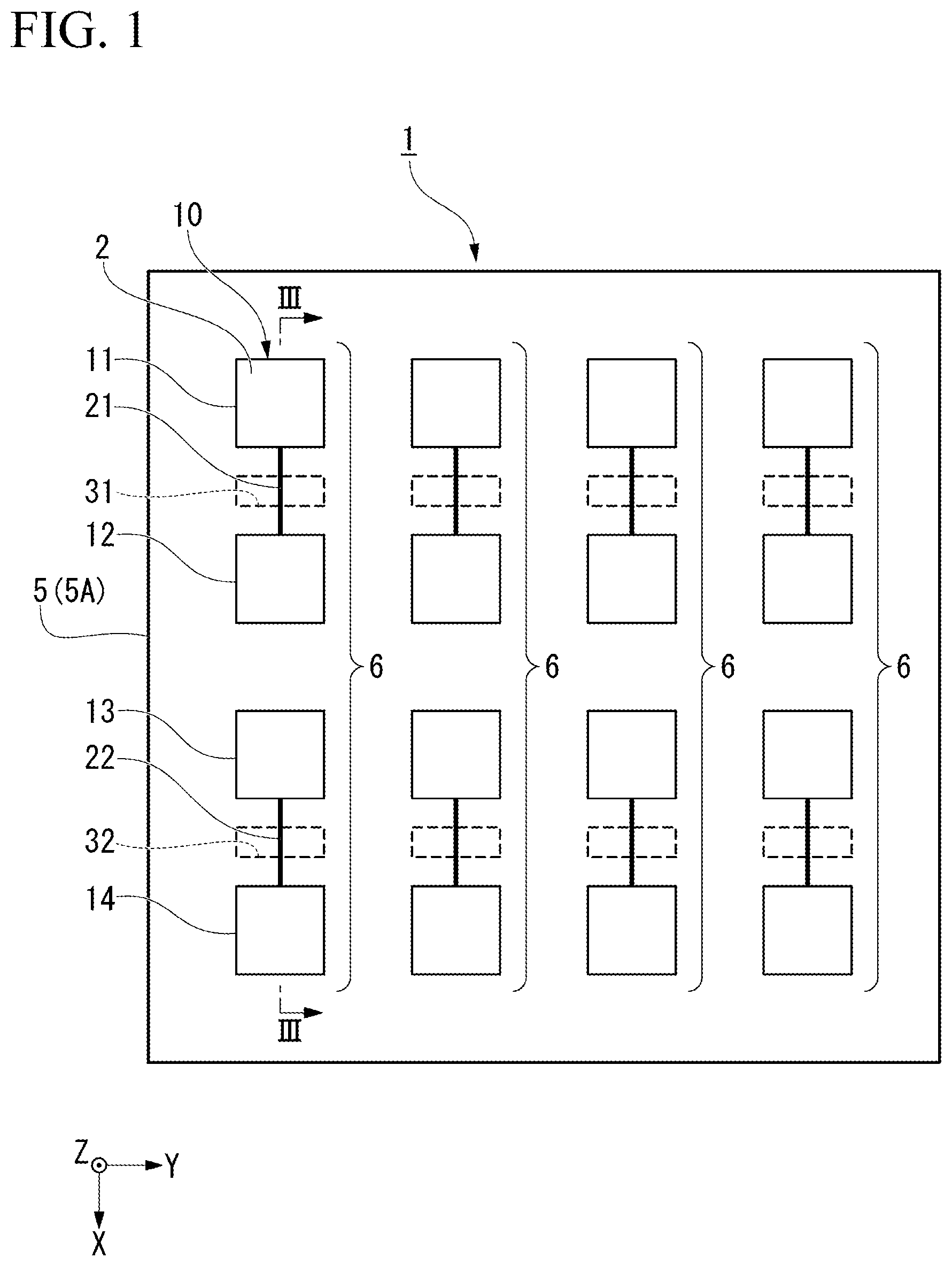 Patent US12316004 — Array antenna device — Figure 1