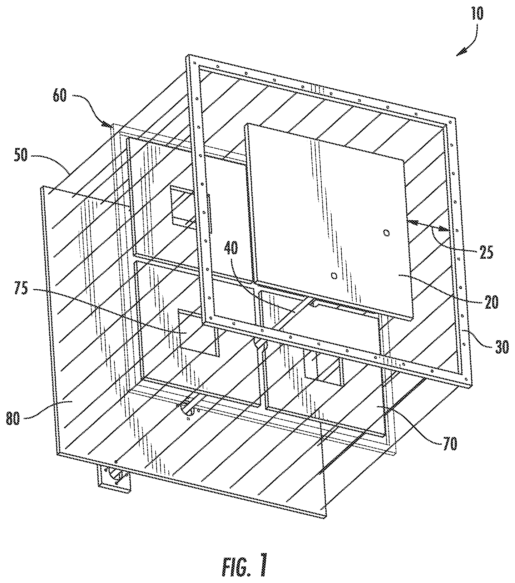 Patent US12316007 — Feeding circuit layout for 4 x 4 linear AoX arrays — Figure 1