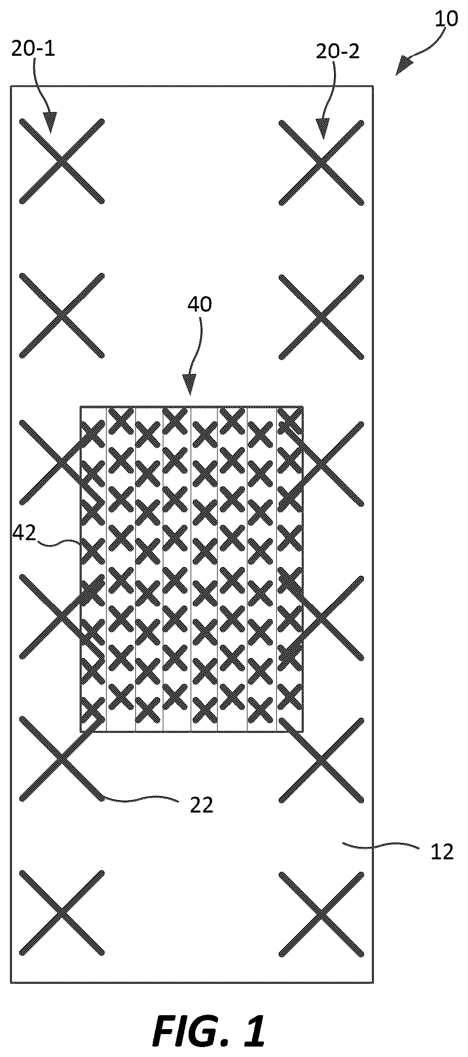 Patent US12316011 — Cloaked radiating elements having asymmetric dipole radiators and multiband base station antennas including such radiating elements — Figure 1
