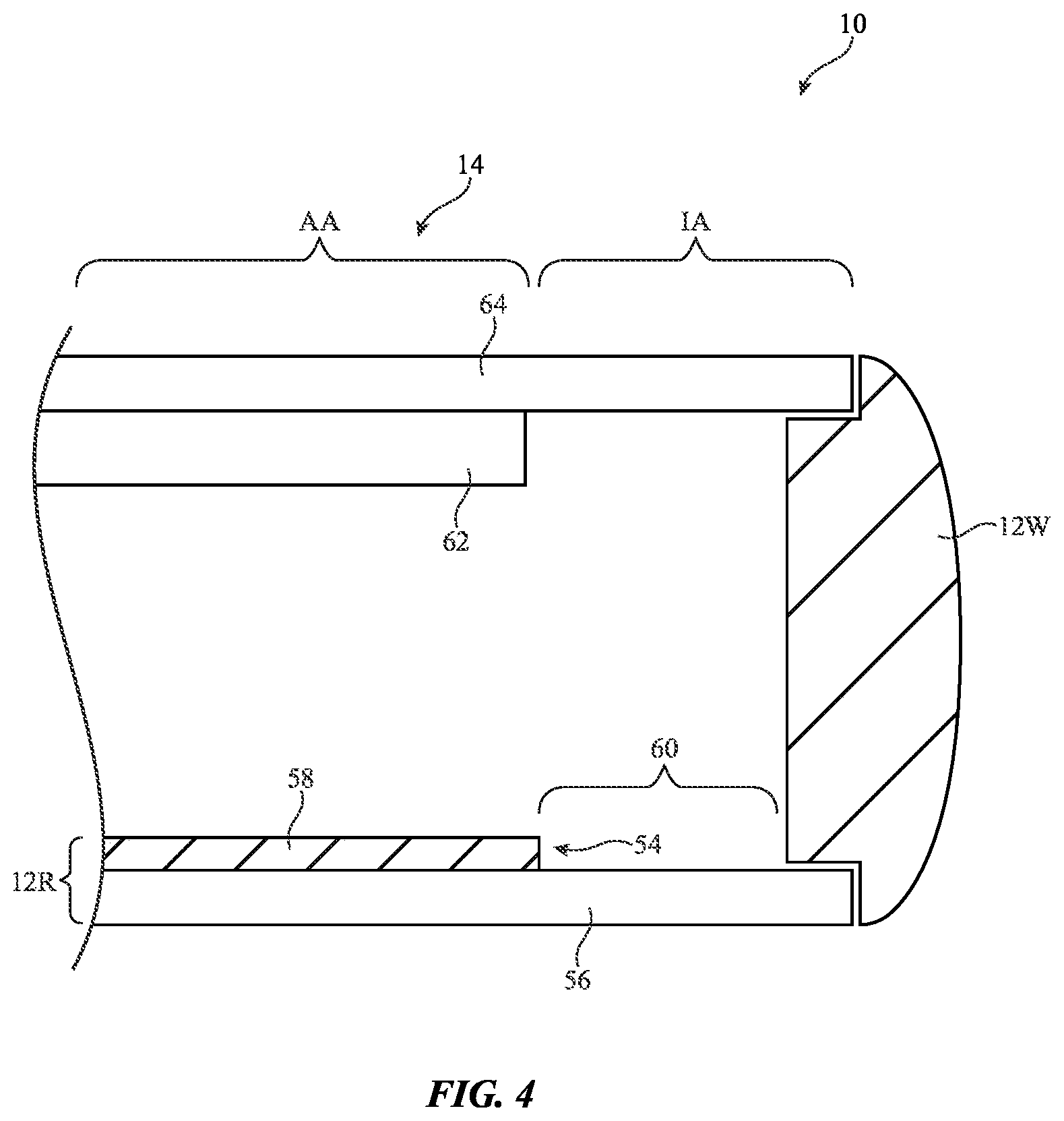Patent US12316015 Figure 4 – Electronic devices with multiple low band antennas