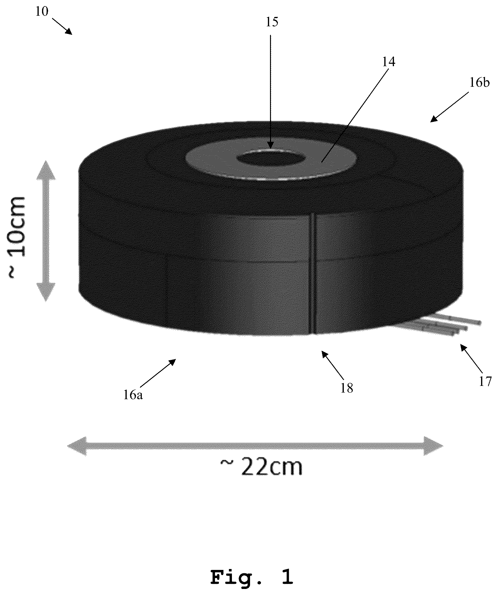 Patent US12316029 — Antenna array, antenna system and antenna kit, each being attachable to a surface — Figure 1