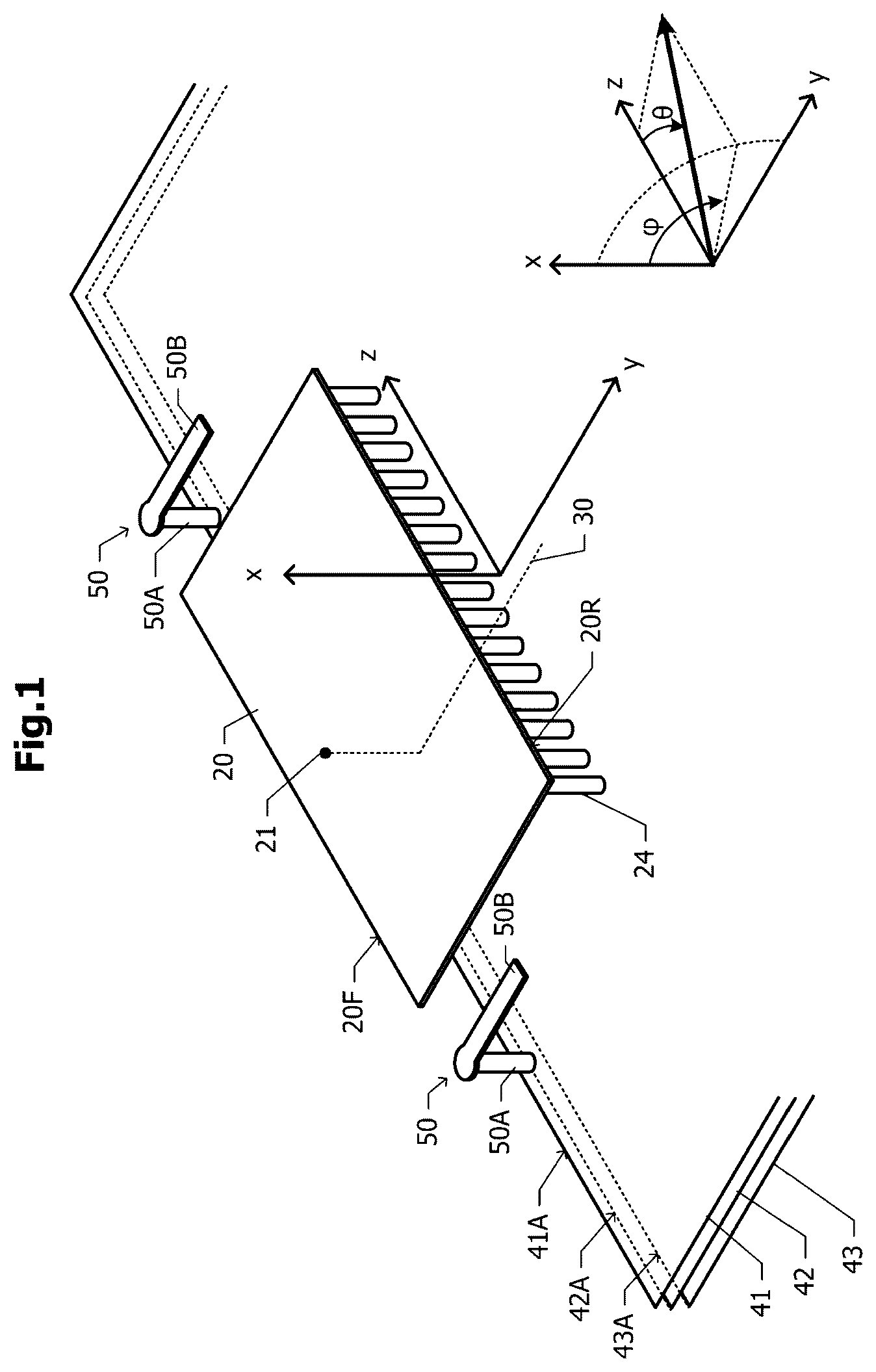 Patent US12316031 — Antenna device — Figure 1