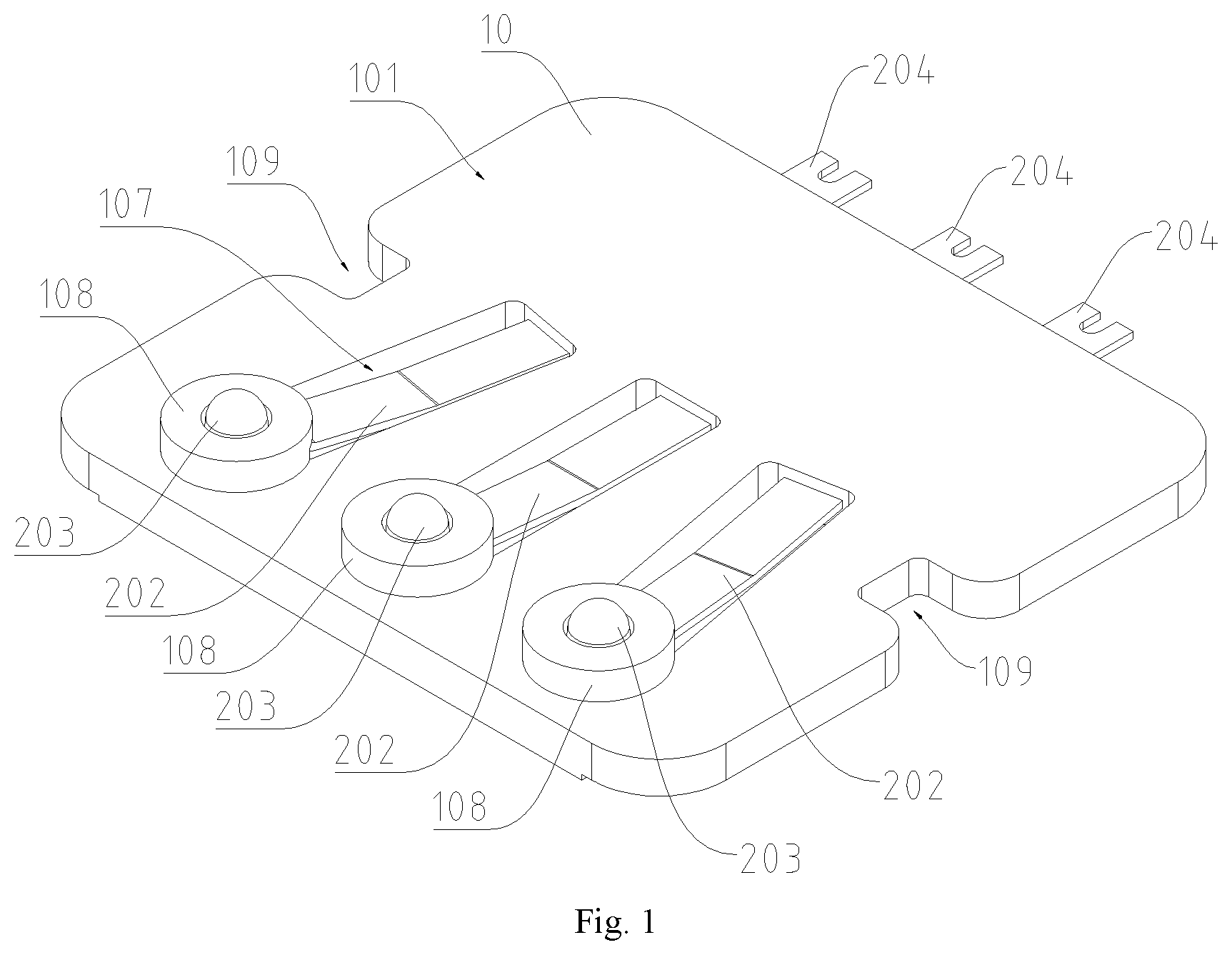 Patent US12316038 — Contact connector and electronic device — Figure 1