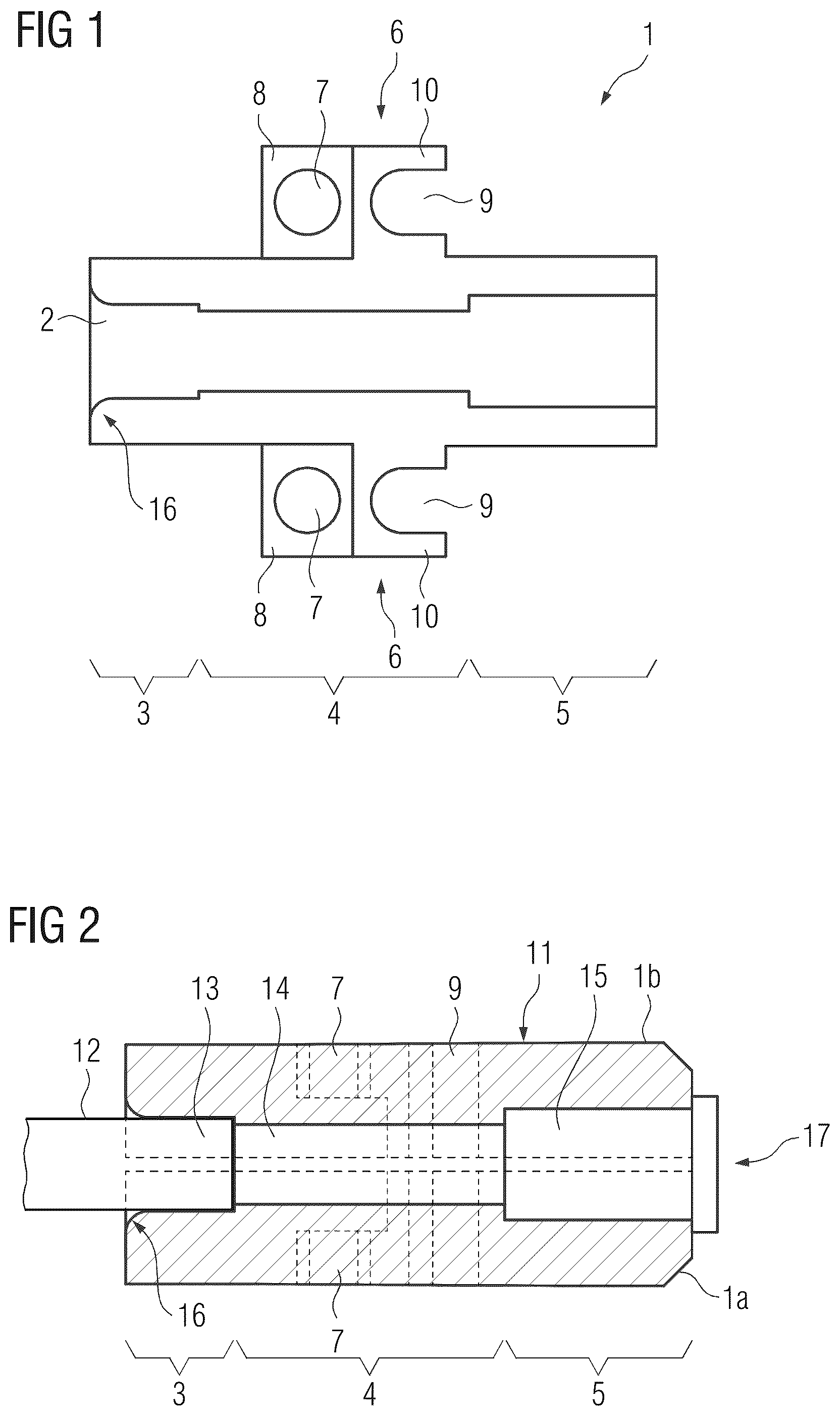Patent US12316047 — Strain relief facility, connection arrangement and medical facility — Figure 1