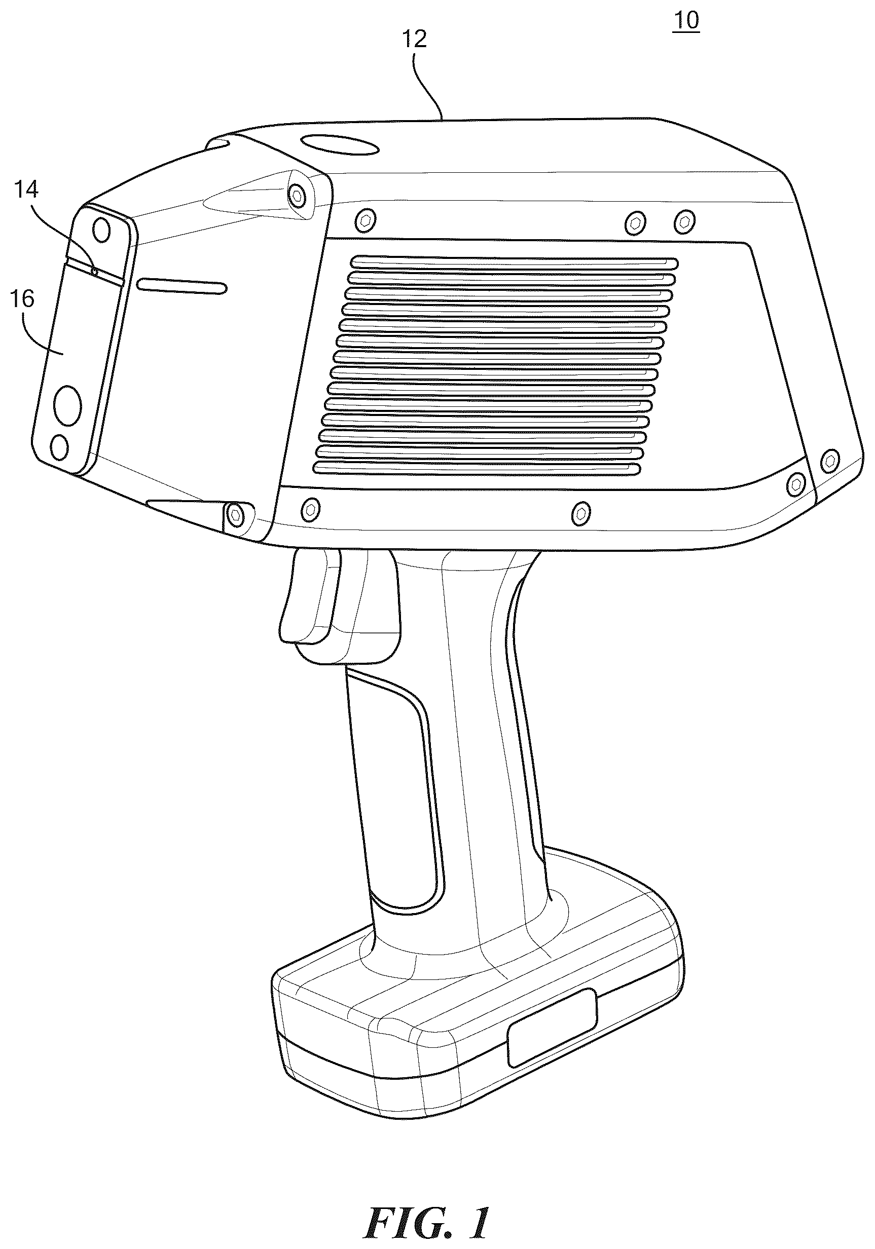 Patent US12316066 — Dual beam single spatial mode laser for handheld libs instruments and similar applications — Figure 1