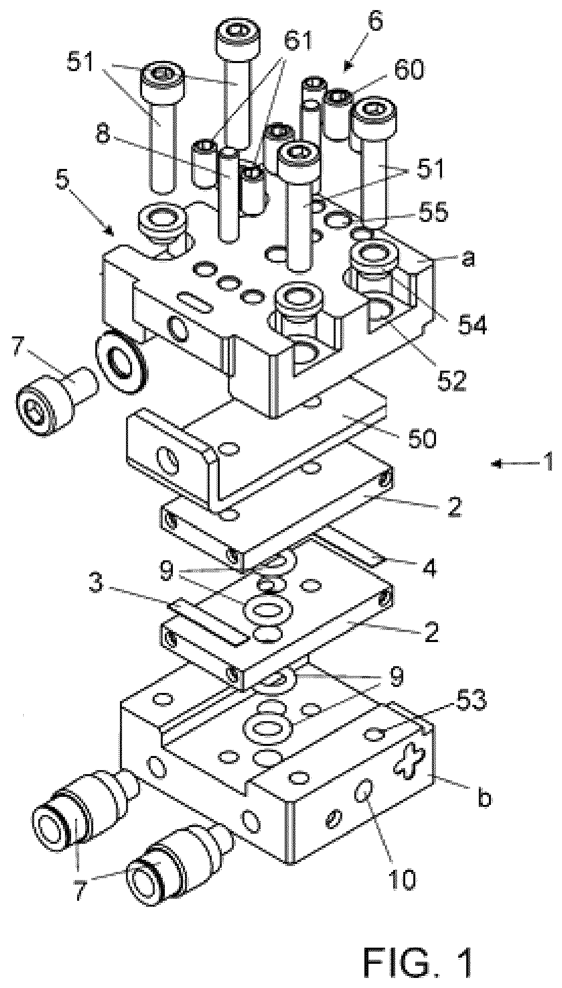Patent US12316070 — Laser connection module — Figure 1