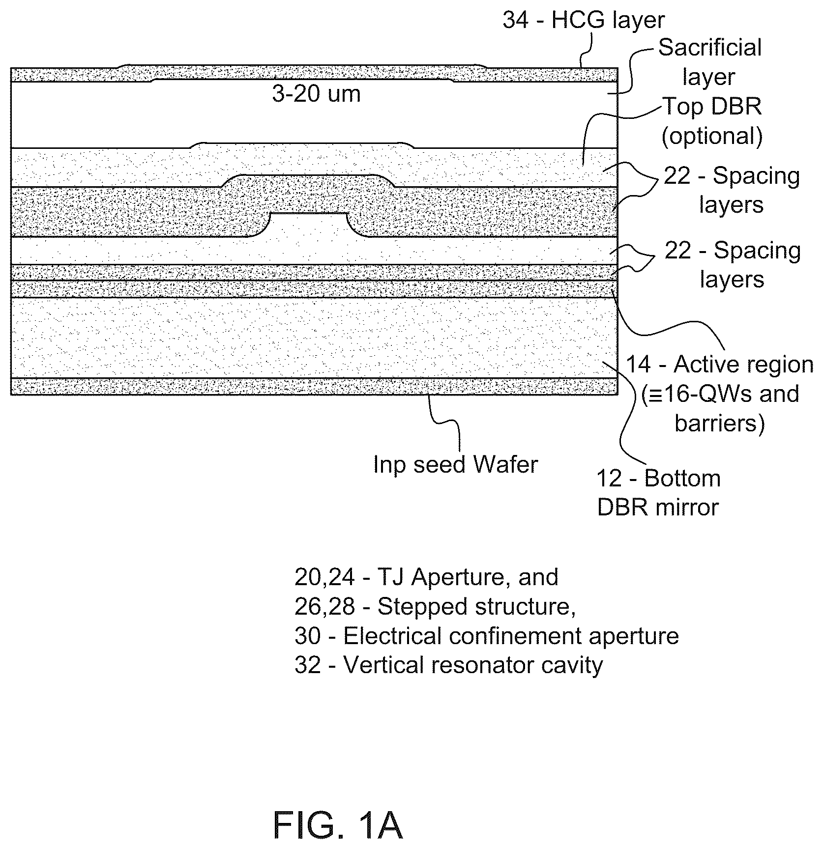 Patent US12316075 — Systems including one or more VCSELs, for receiving a three dimensional (3D) map of at least a part of a body of a user — Figure 1