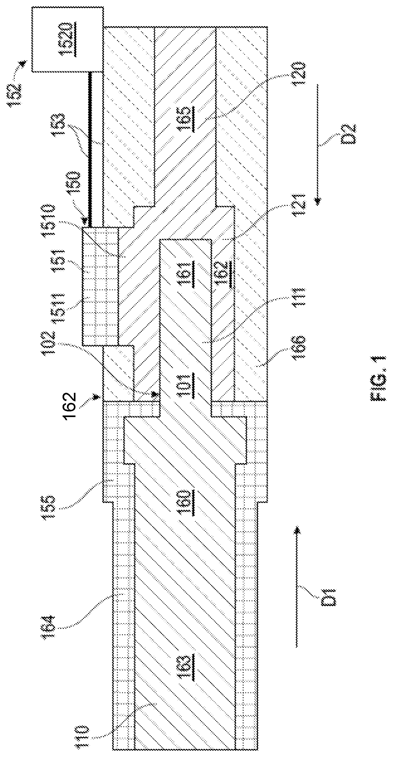 Patent US12316090 — Temperature sensor for arc detection — Figure 1