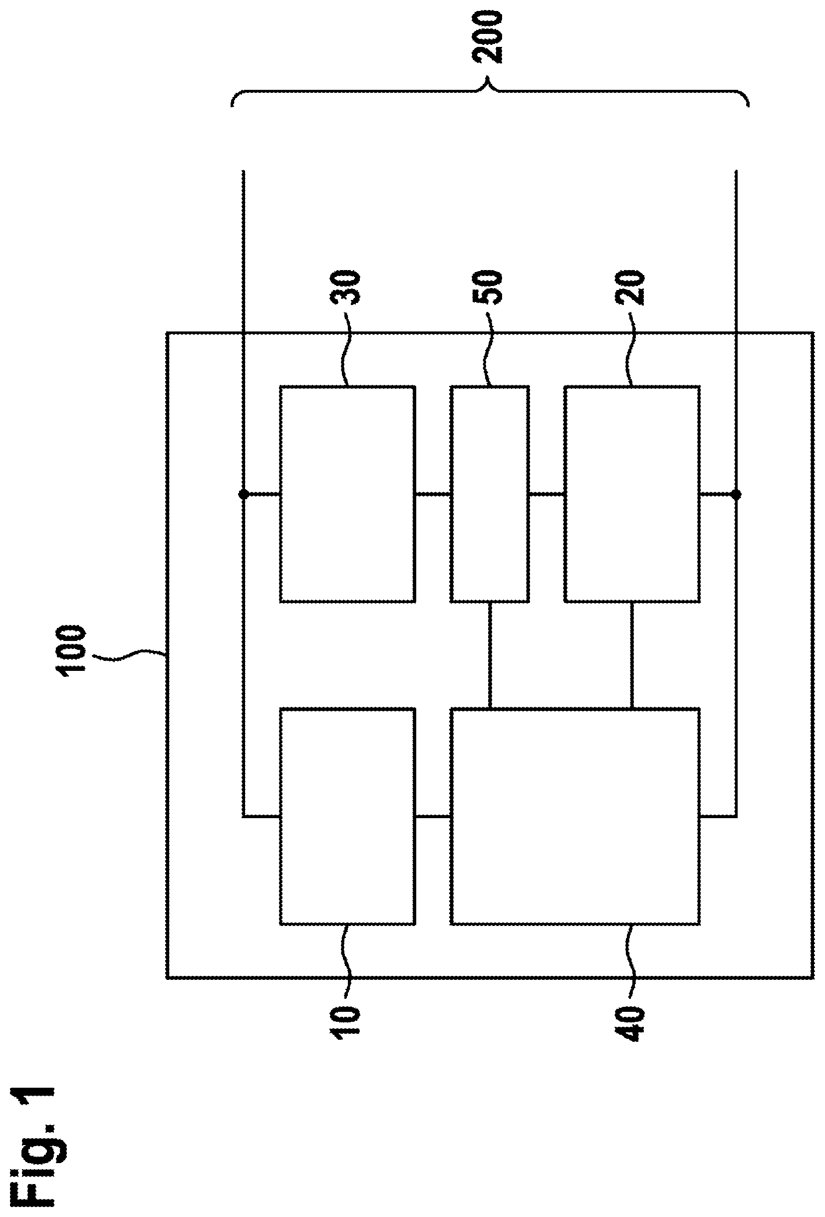 Patent US12316094 — Protective device for an electronic component connected to an interface — Figure 1