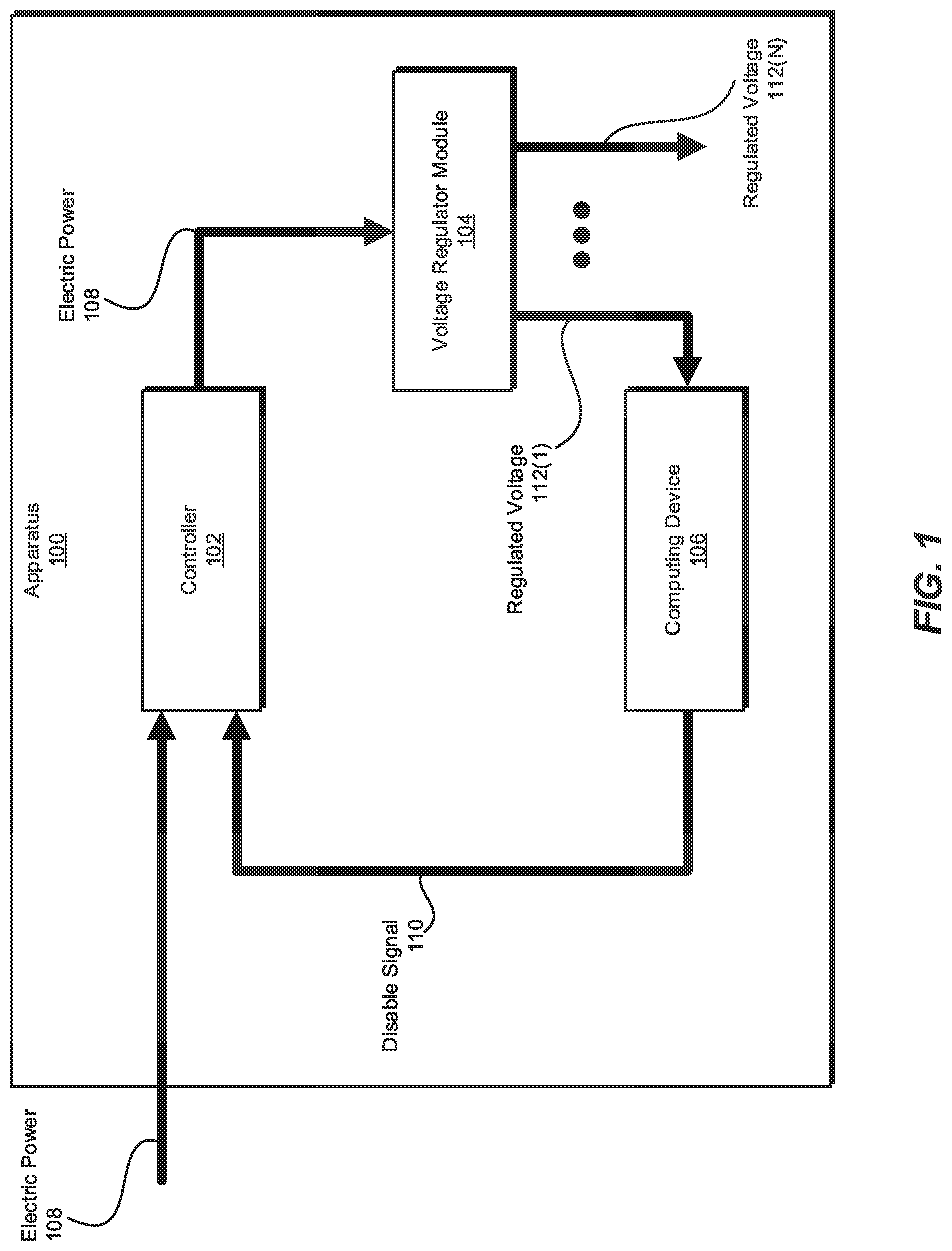 Patent US12316096 Figure 1 – Apparatus, system, and method for power-cycling field-replaceable units remotely