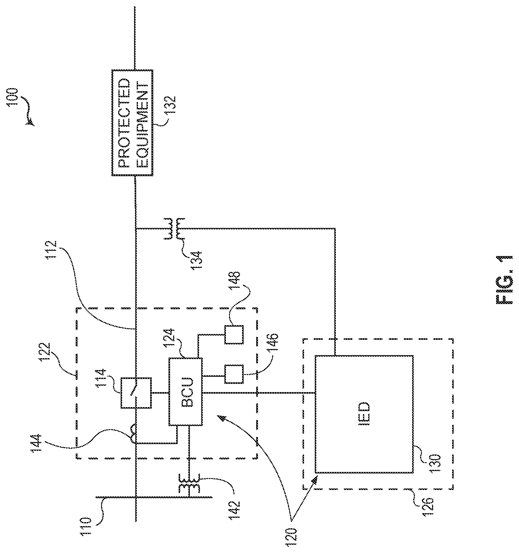 Patent US12316112 — Breaker control units and related systems and methods — Figure 1