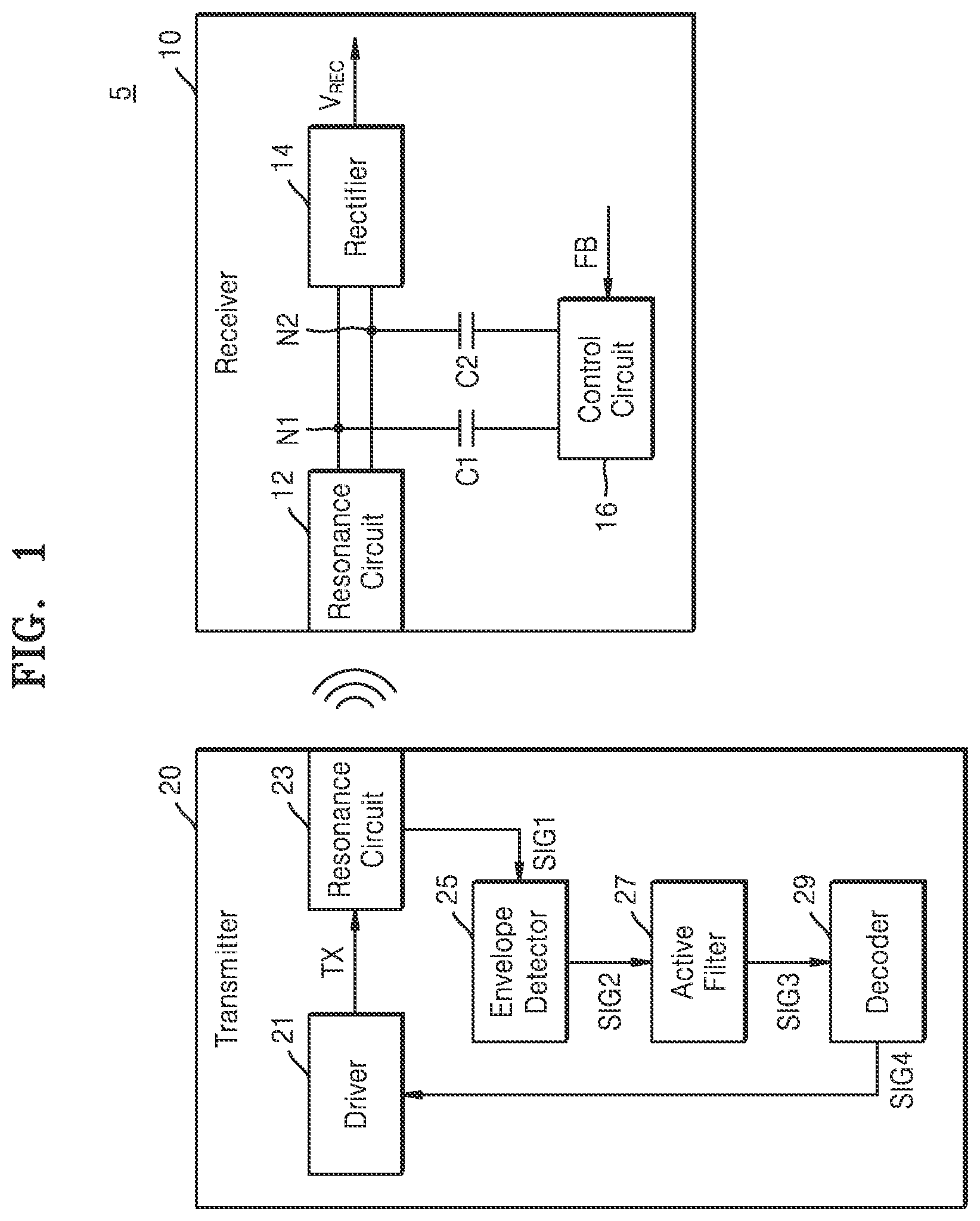 Patent US12316134 — Device and method providing feedback in wireless power transfer — Figure 1