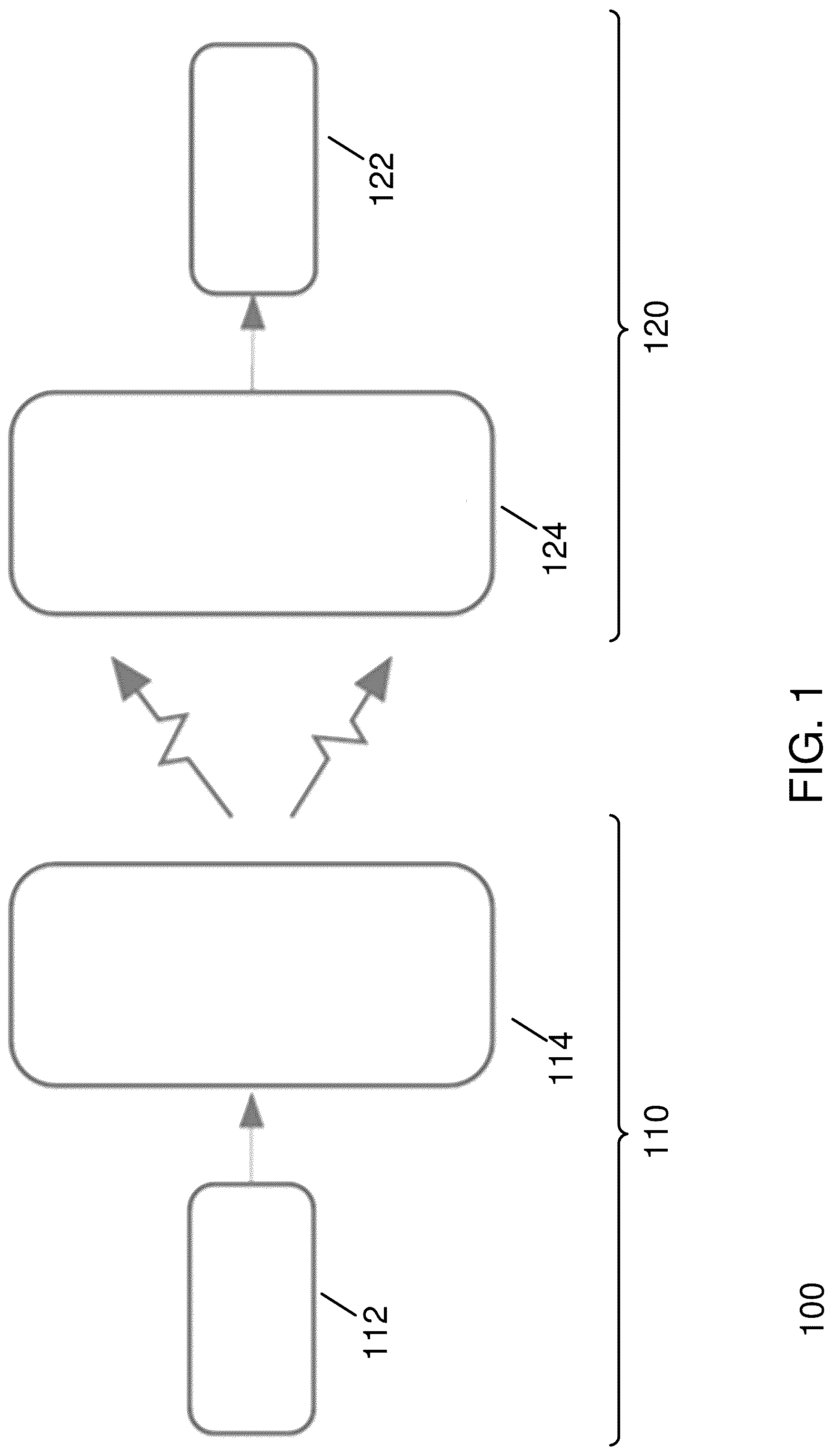Patent US12316139 — Wireless power transfer transmitter, system and method of wirelessly transferring power — Figure 1