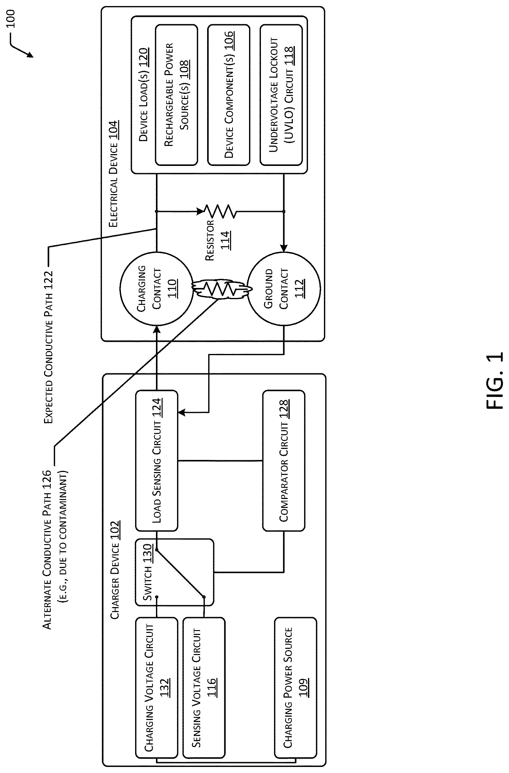 Patent US12316146 Figure 1 – Systems for controlling charging of electrical devices
