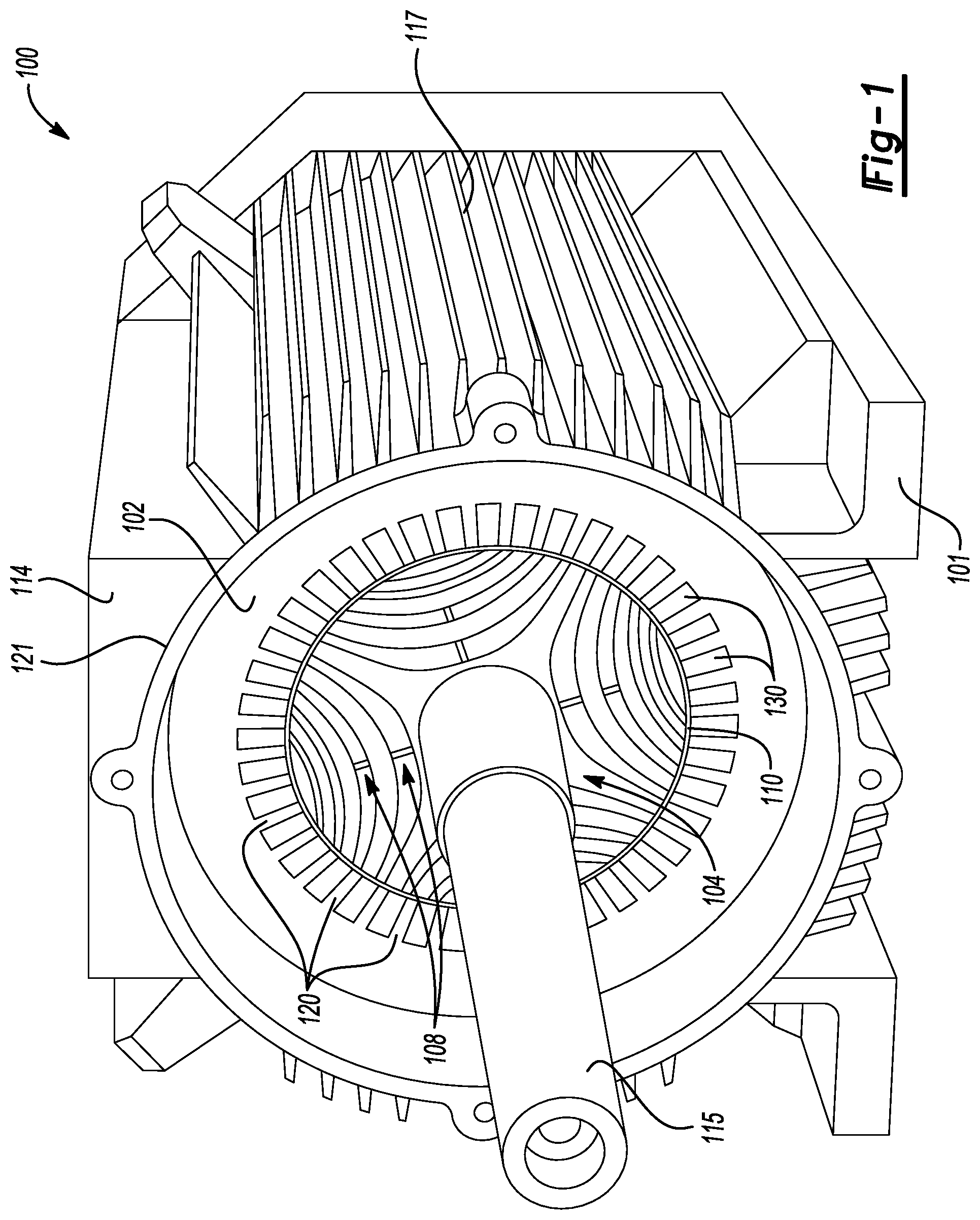 Patent US12316178 — Torque ripple compensation with rotor pocket notches in multi-layer synchronous machines — Figure 1