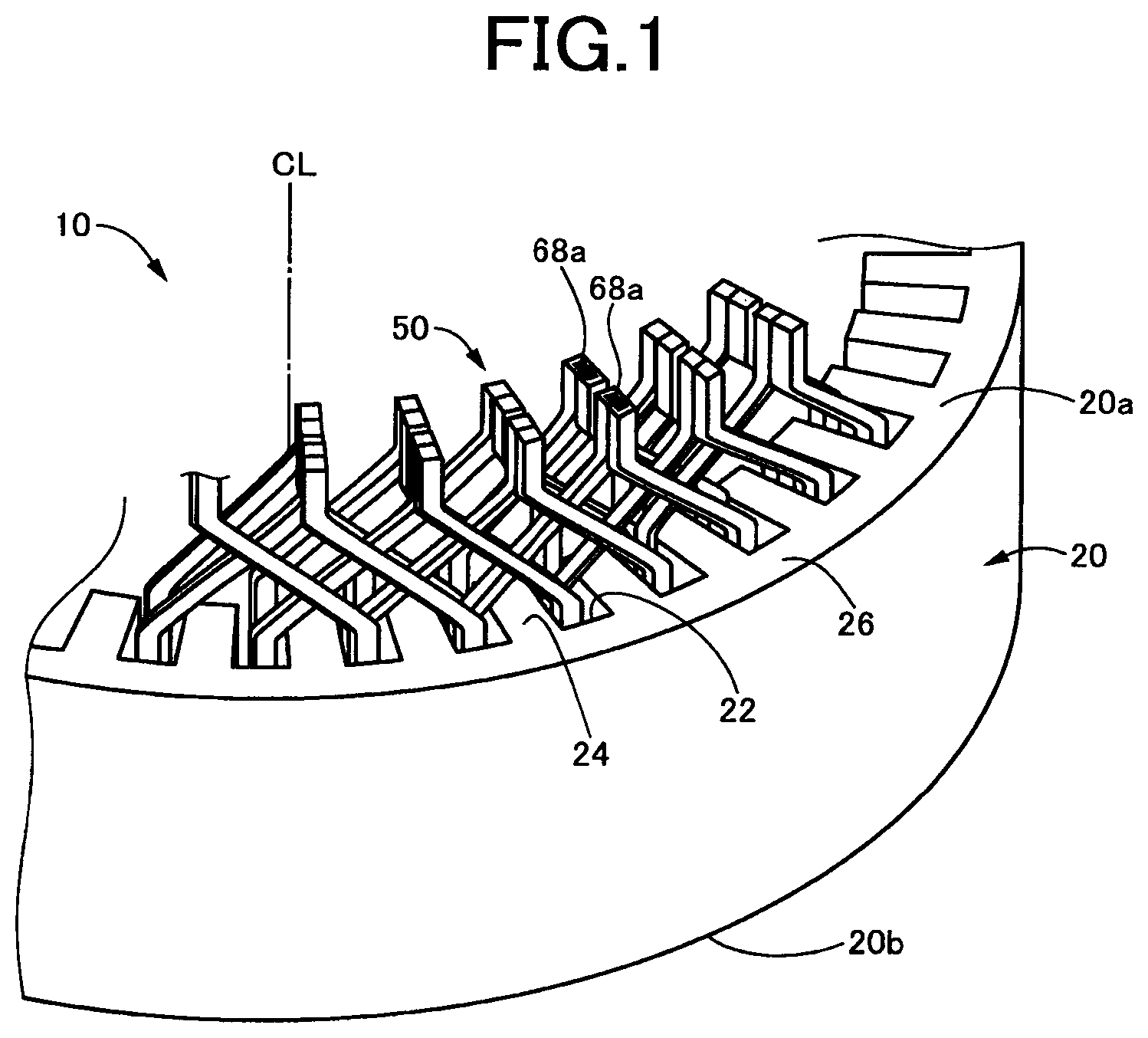 Patent US12316181 — Stator for rotary electric machine — Figure 1