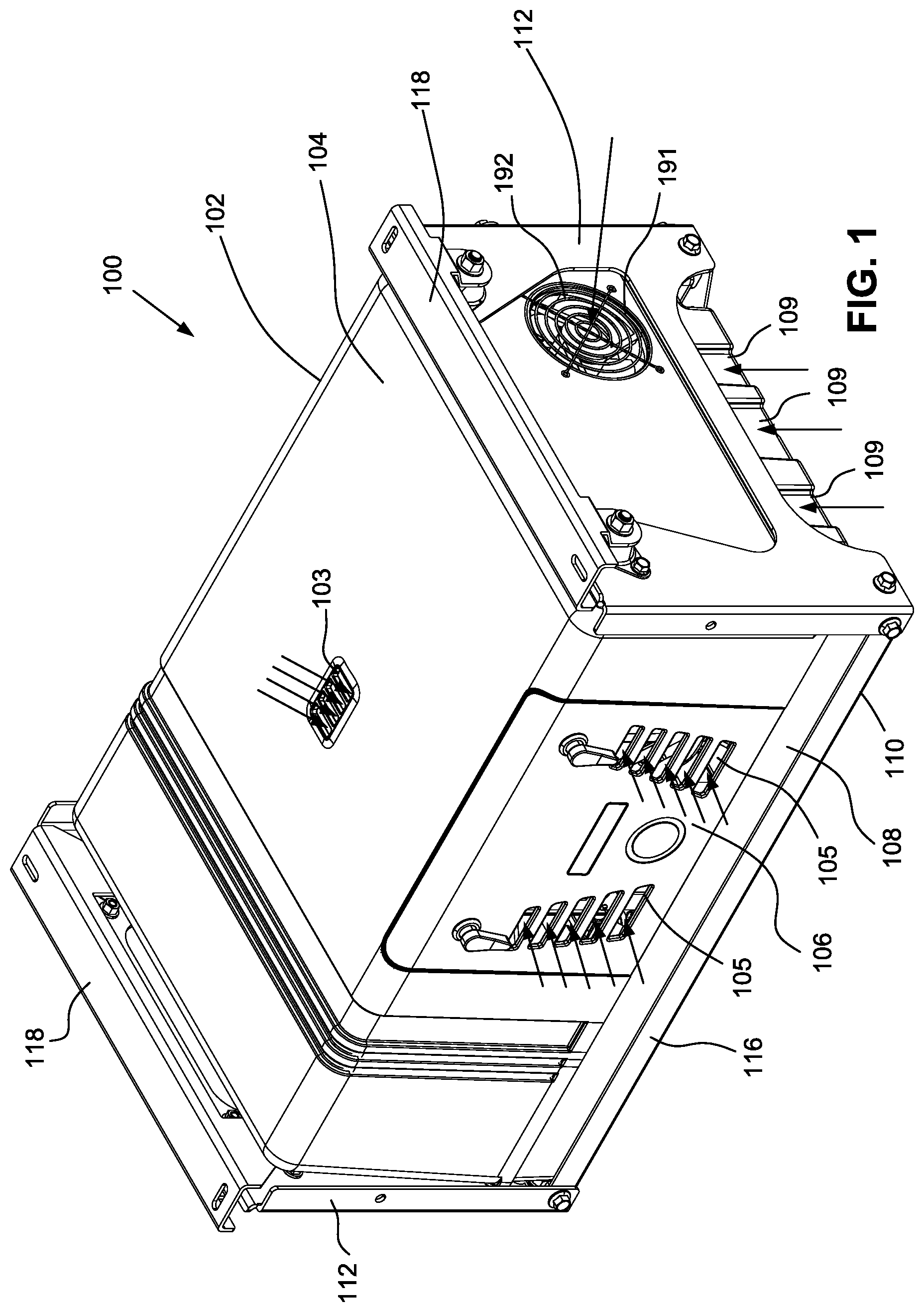 Patent US12316201 — Ventilation for electric generator system — Figure 1