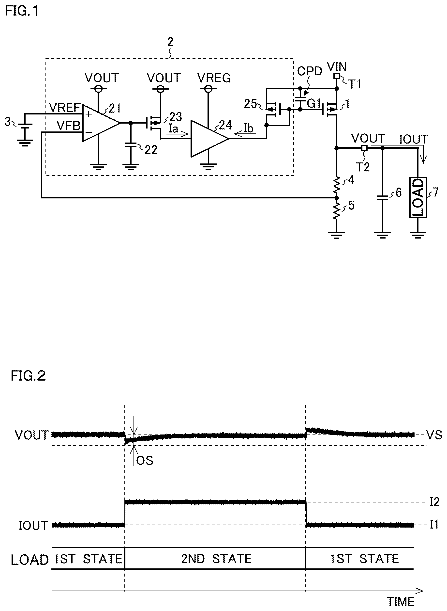 Patent US12316206 — Linear power supply circuit and source follower circuit — Figure 1
