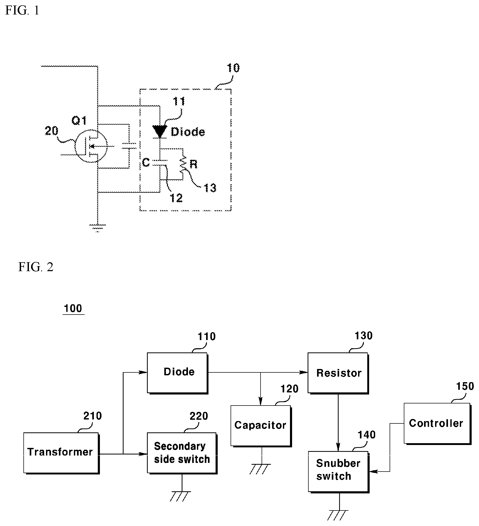 Patent US12316213 — Snubber circuit — Figure 1