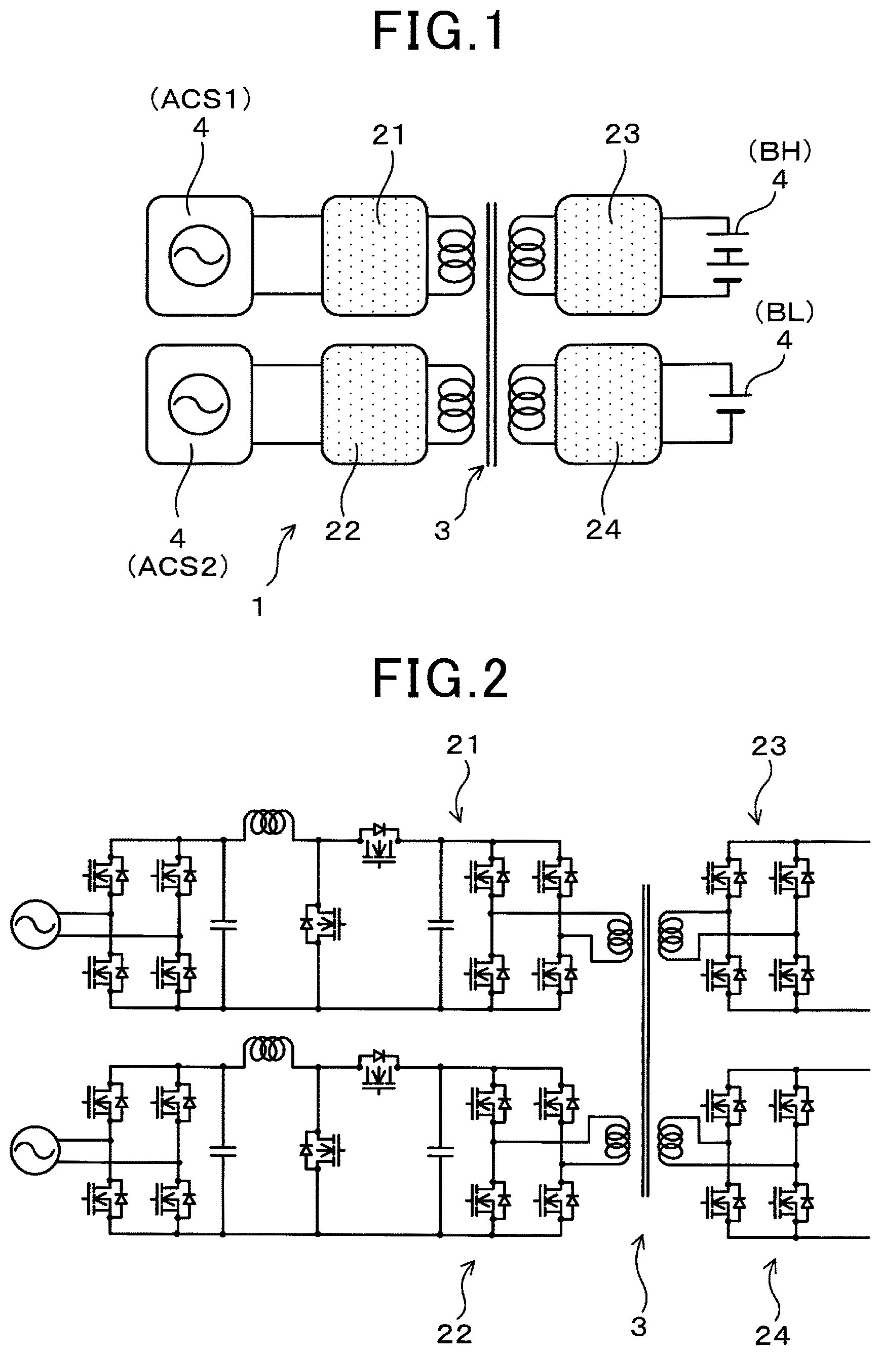 Patent US12316226 Figure 1 – Power converter for enabling simultaneous transmission of power between multiple voltage parts