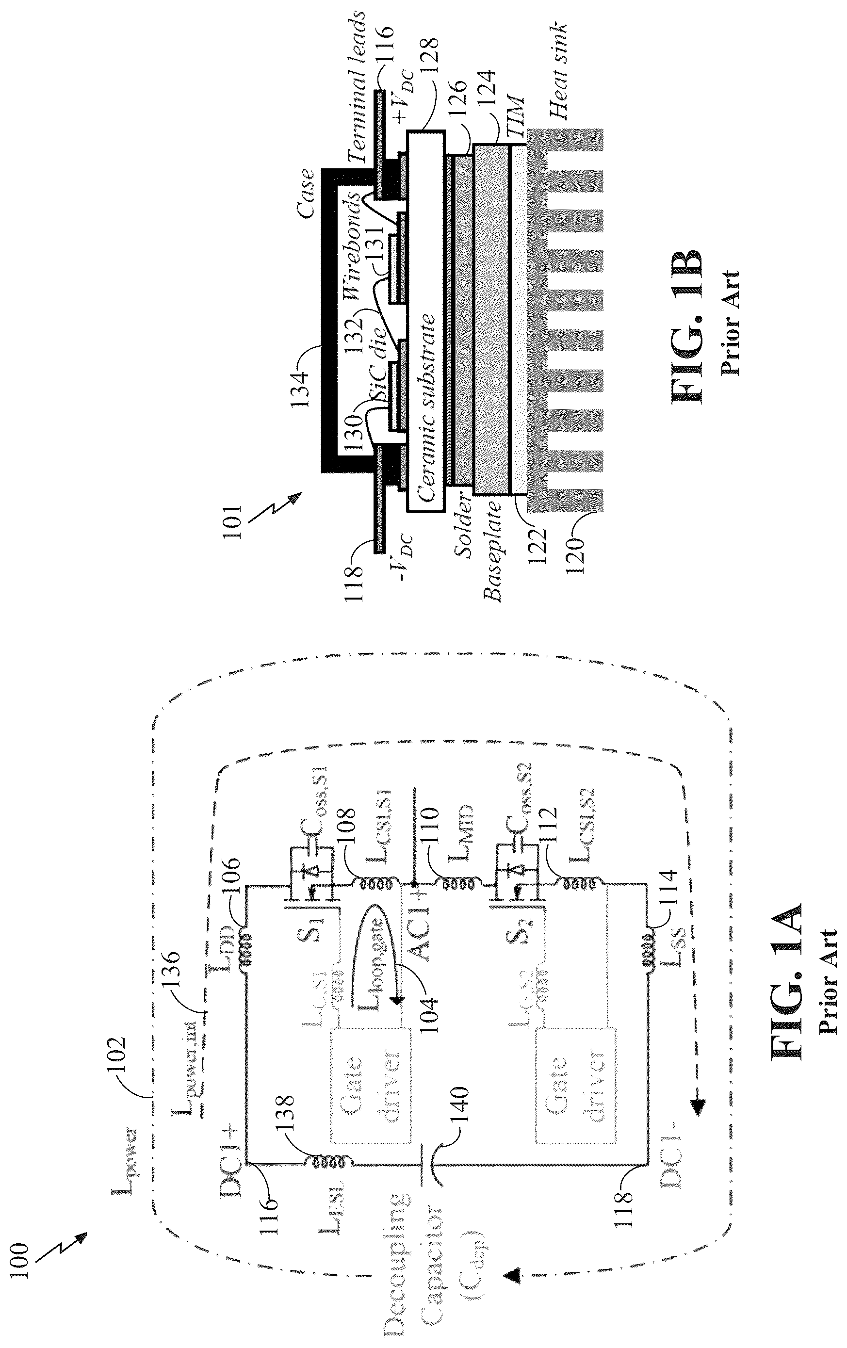 Patent US12316231 — Monolithic half-bridge die — Figure 1