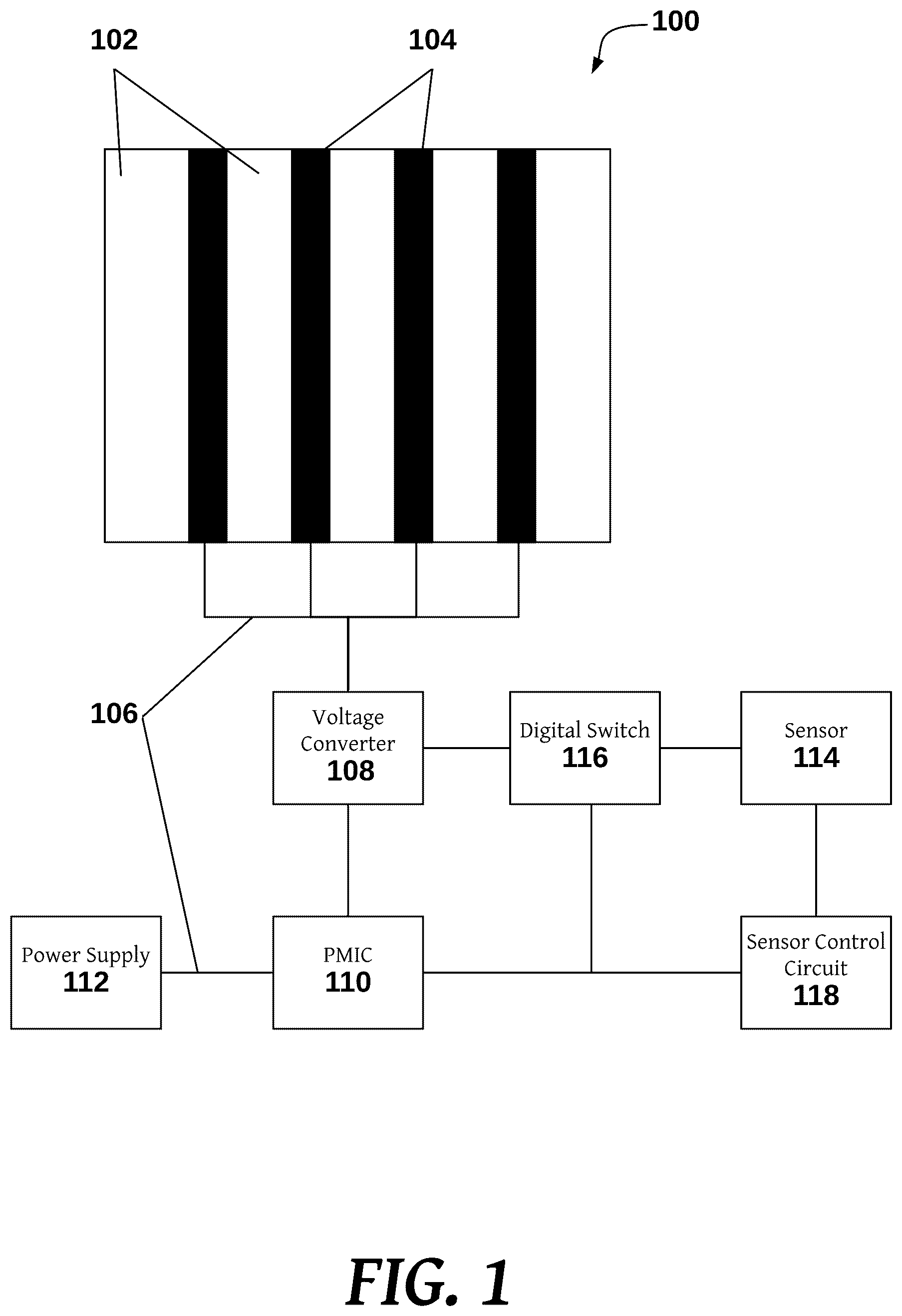 Patent US12316246 — Electroadhesion device holder — Figure 1