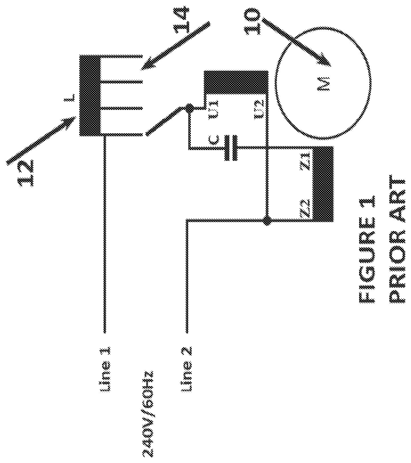 Patent US12316251 — Variable-speed drive for single-phase asynchronous motors — Figure 1