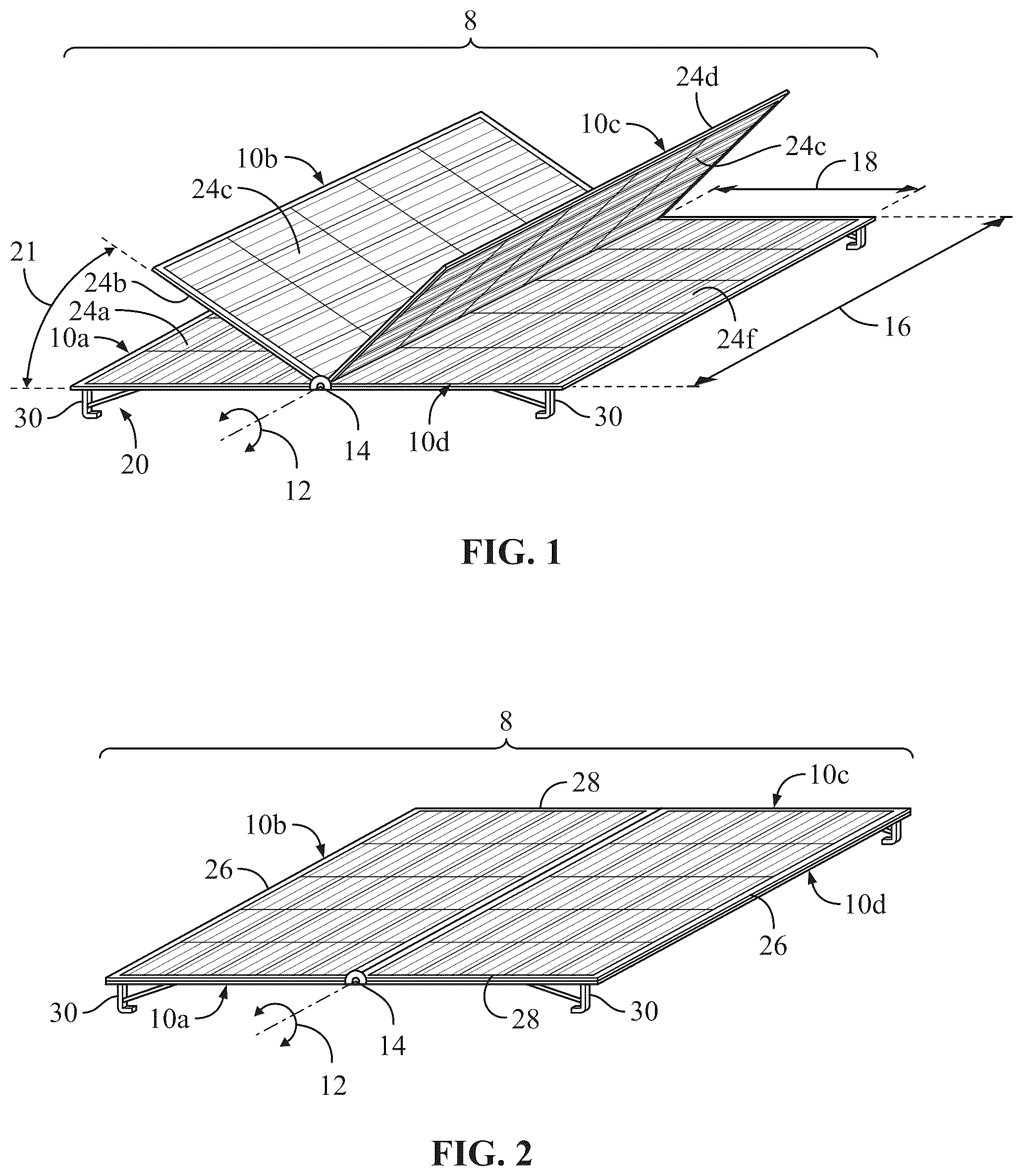 Patent US12316272 — Solar panel pillar — Figure 1