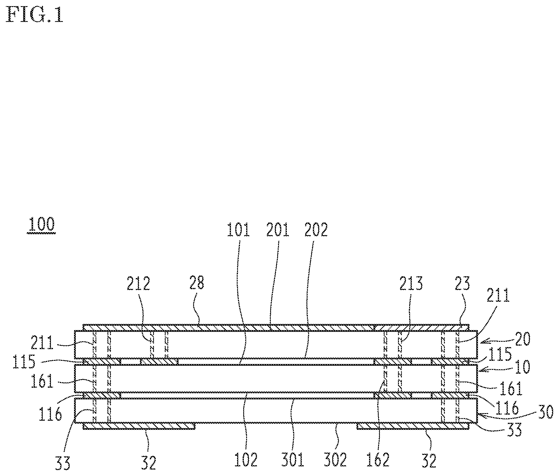 Patent US12316301 — Piezoelectric resonator plate and piezoelectric resonator device — Figure 1