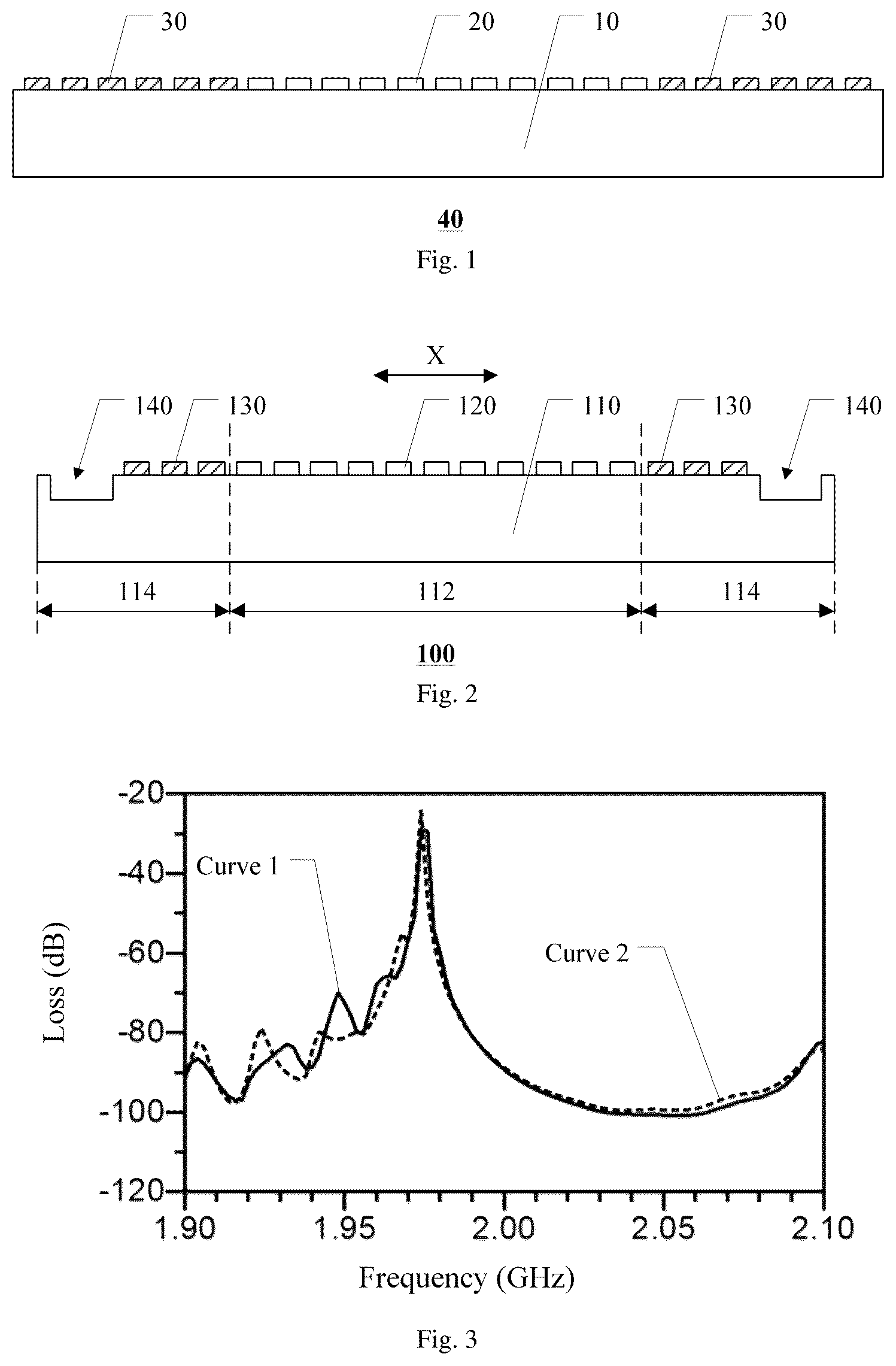 Patent US12316303 — Surface acoustic wave resonator, filter, and communication device — Figure 1