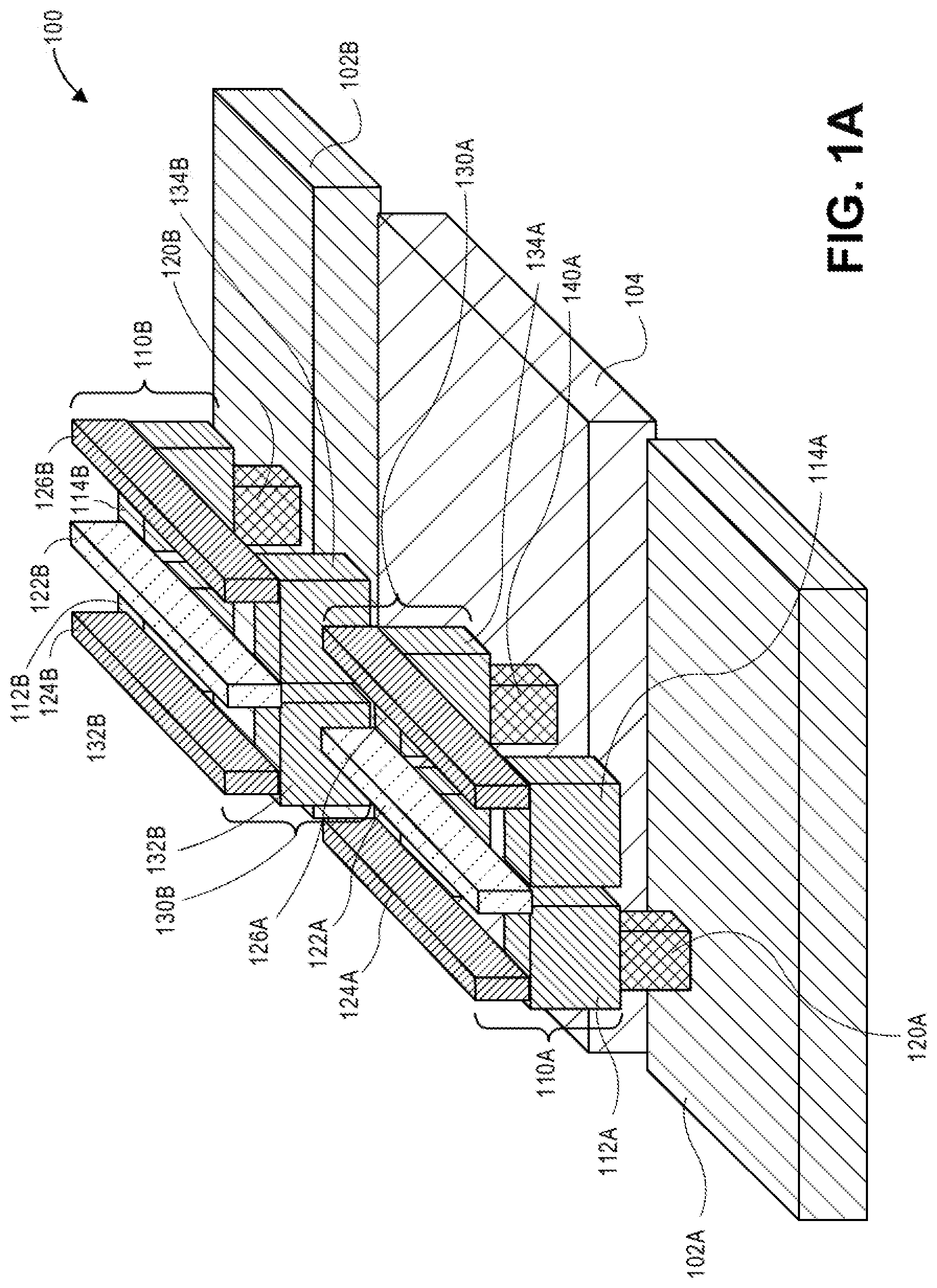 Patent US12316312 — Power gating for multiple backside voltage planes — Figure 1