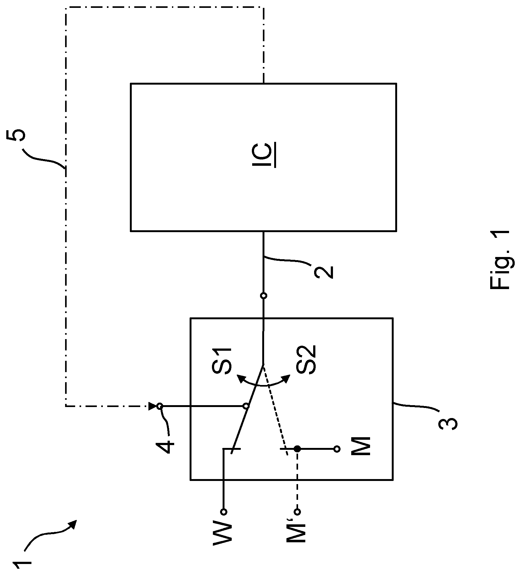 Patent US12316321 Figure 1 – Circuit assembly and method for controlling the operating state of a circuit
