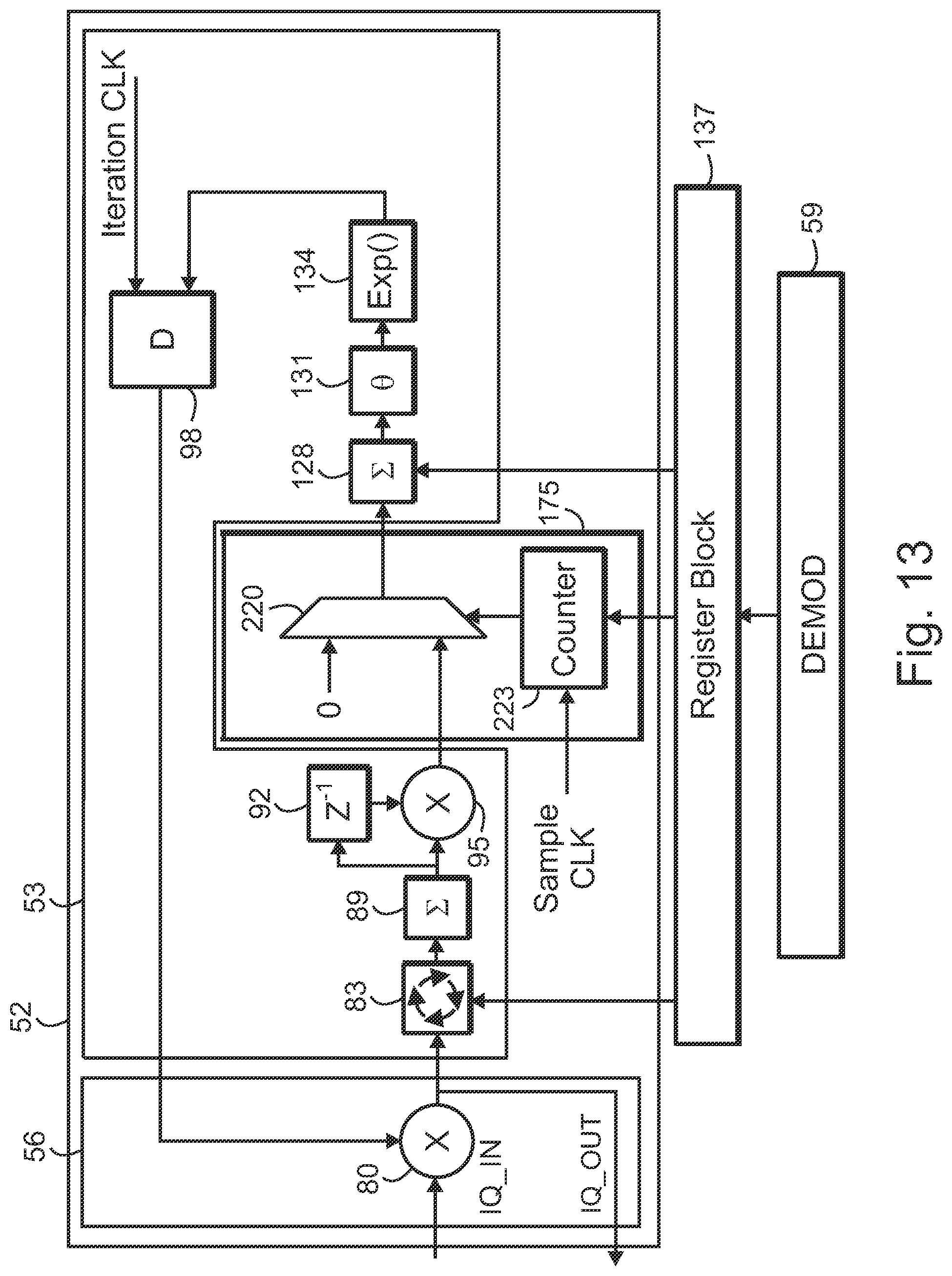 Patent US12316363 Figure 11 – Apparatus for receiver with carrier frequency offset correction using frequency information and associated methods