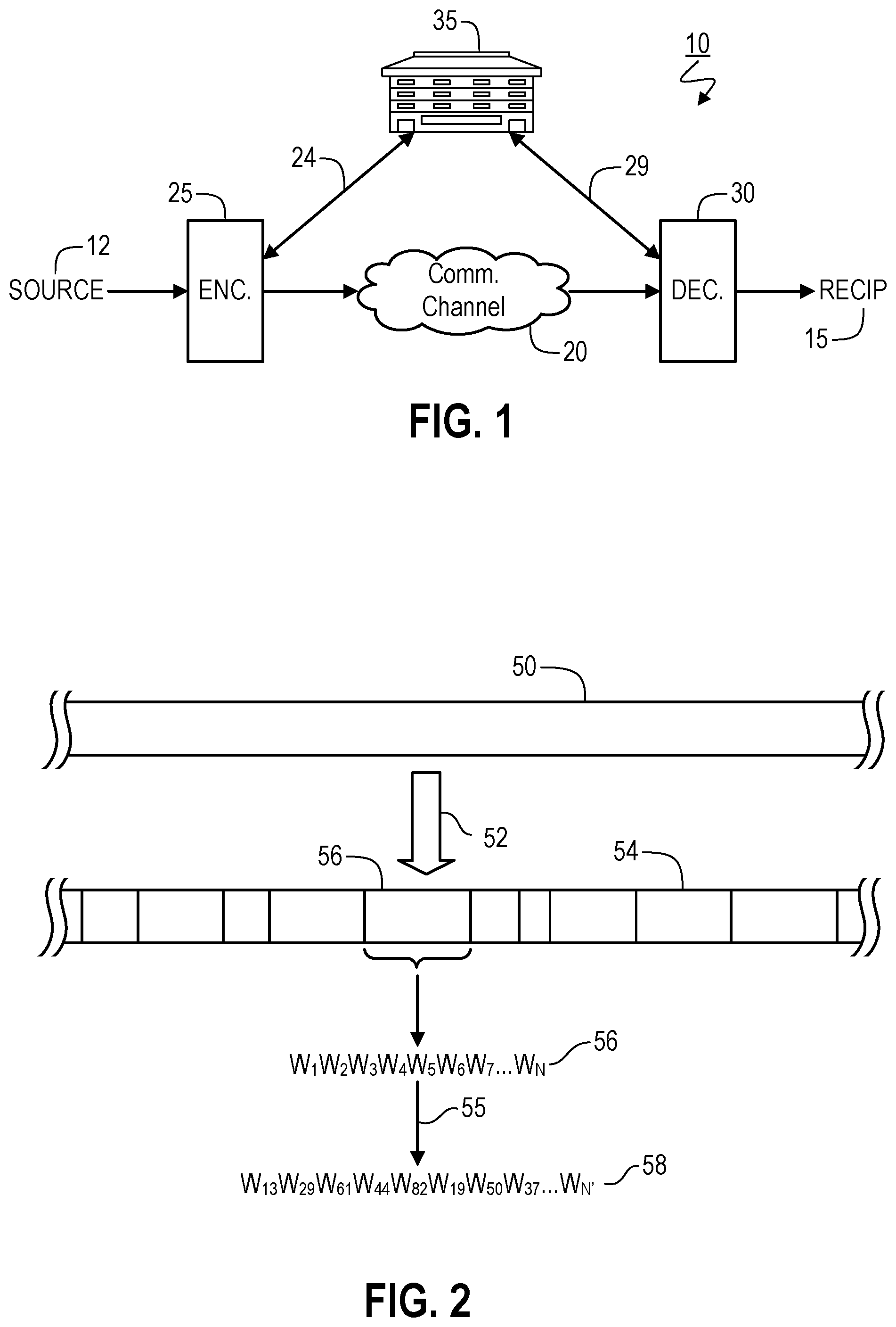 Patent US12316387 — Server-controlled communication system — Figure 1