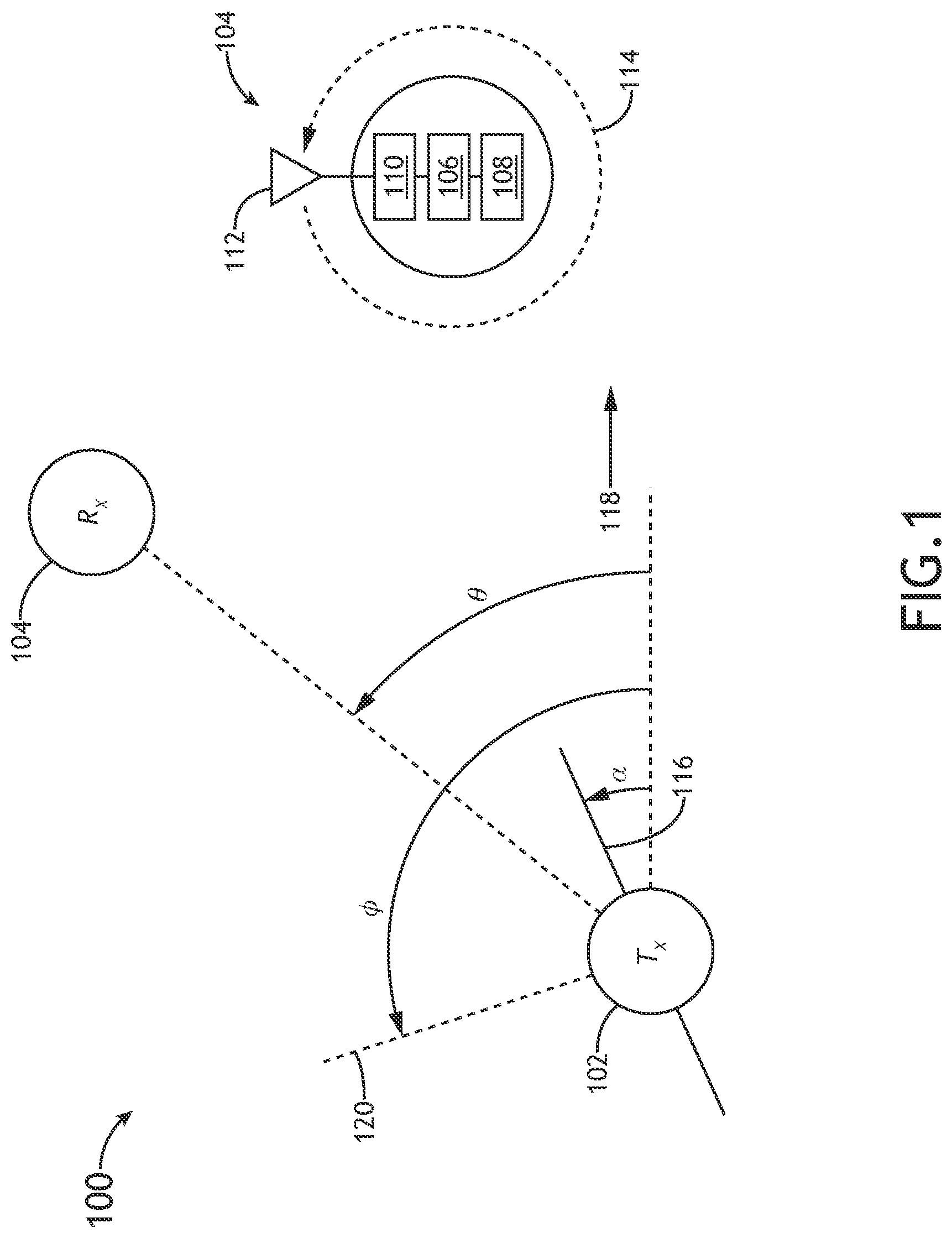 Patent US12316403 Figure 1 – Situational awareness (SA) in radio silence (spatial awareness)