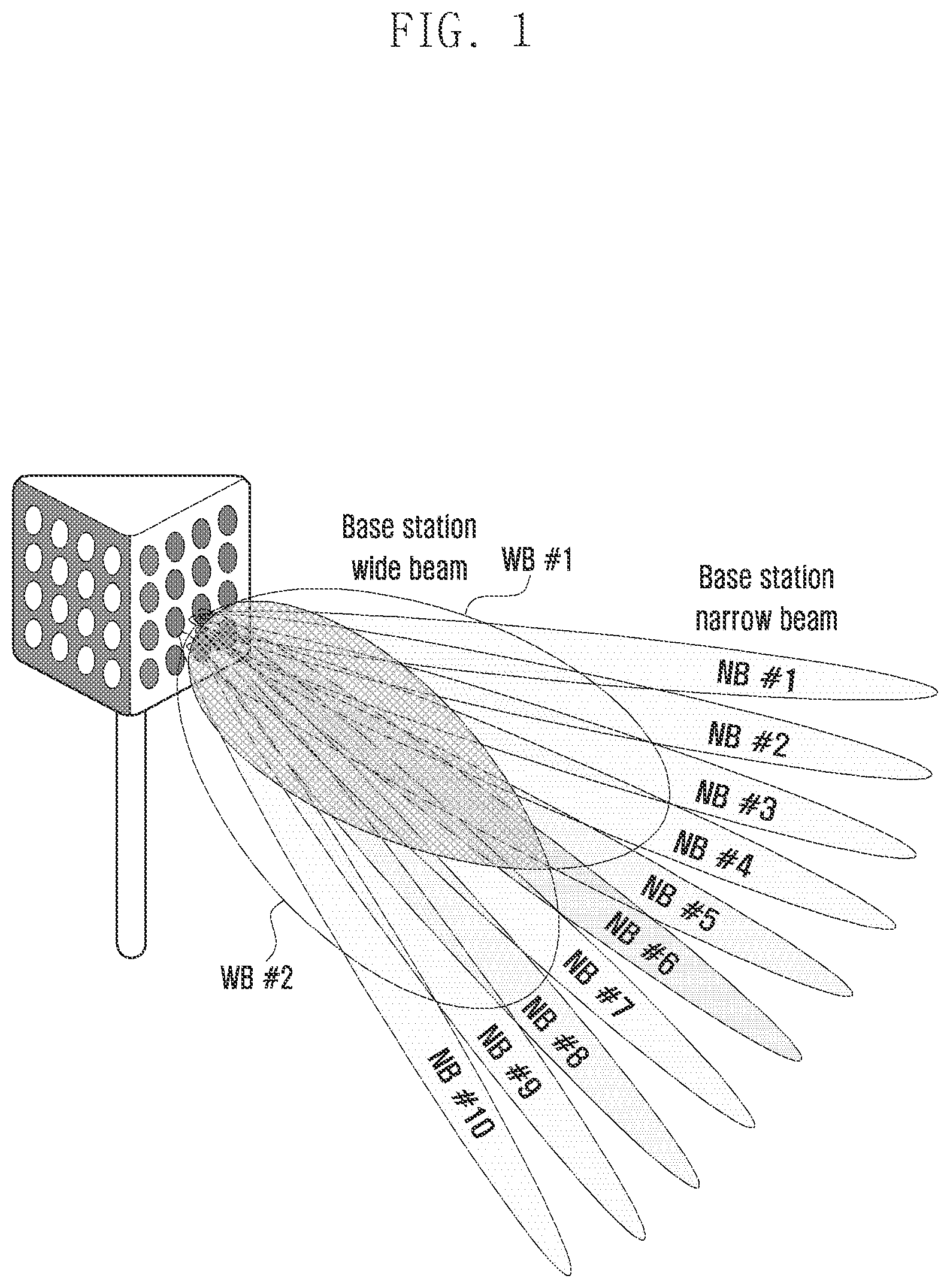Patent US12316408 — Beam determination method, apparatus, electronic device and computer readable storage medium — Figure 1