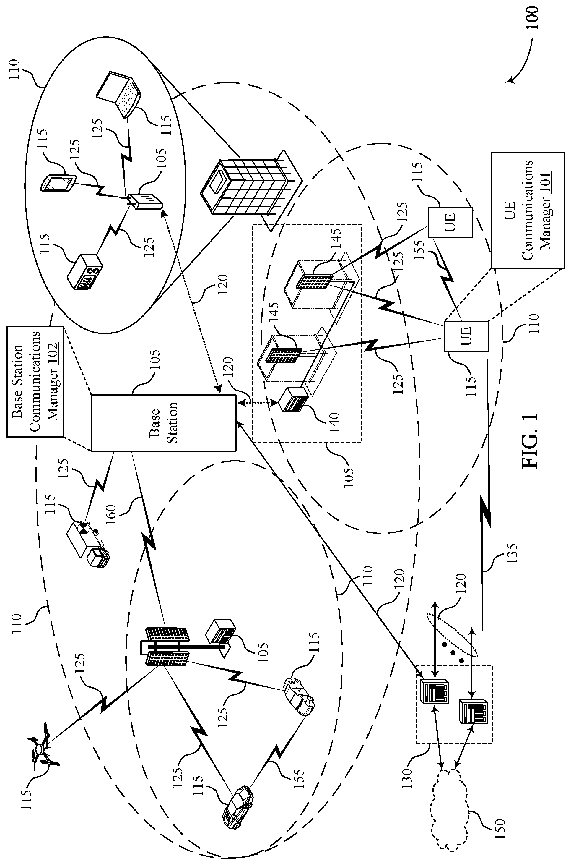 Patent US12316412 — Antenna group selection and indication in frequency bands — Figure 1