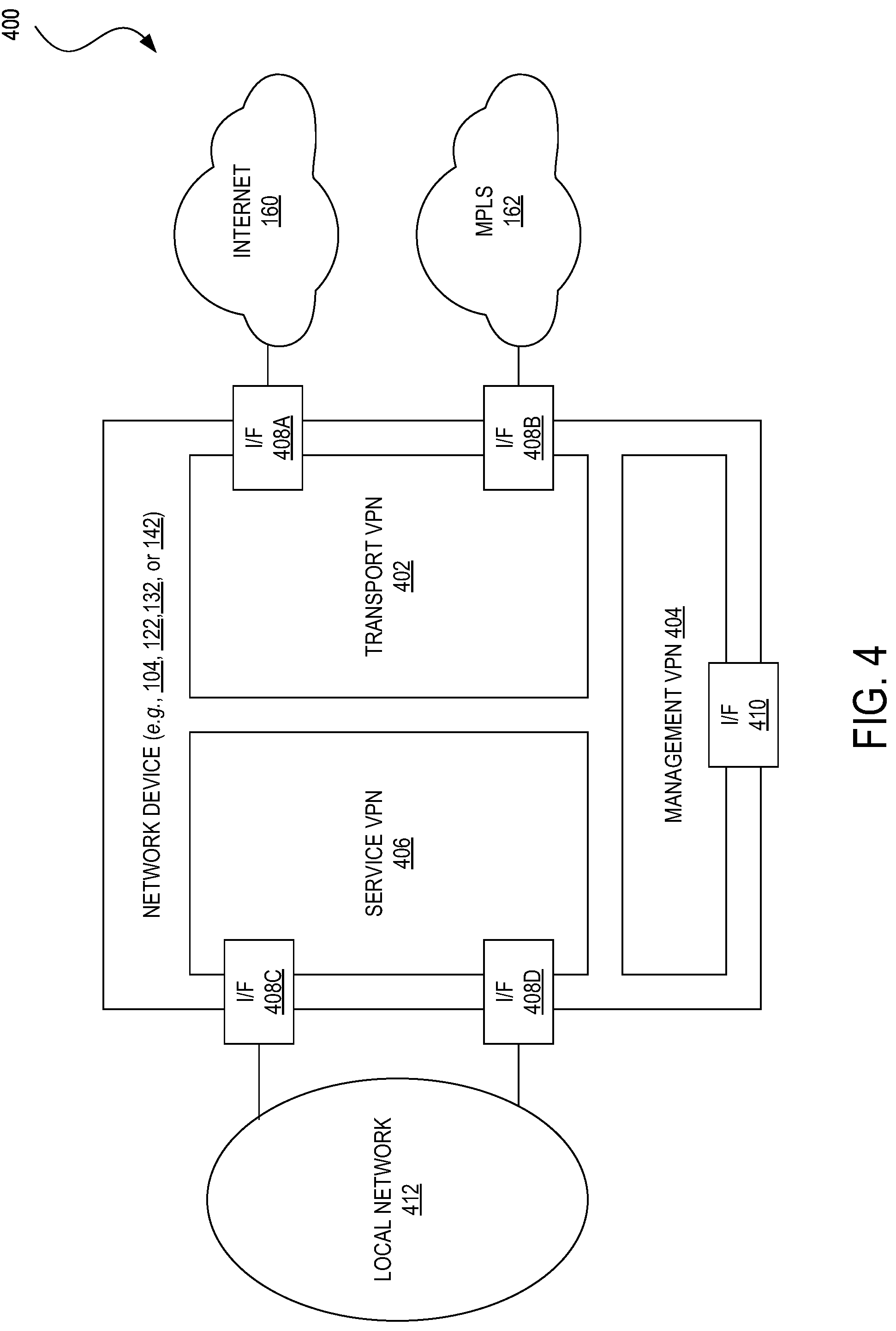 Patent US12316541 Figure 4 – Exit interface selection based on intermediate paths