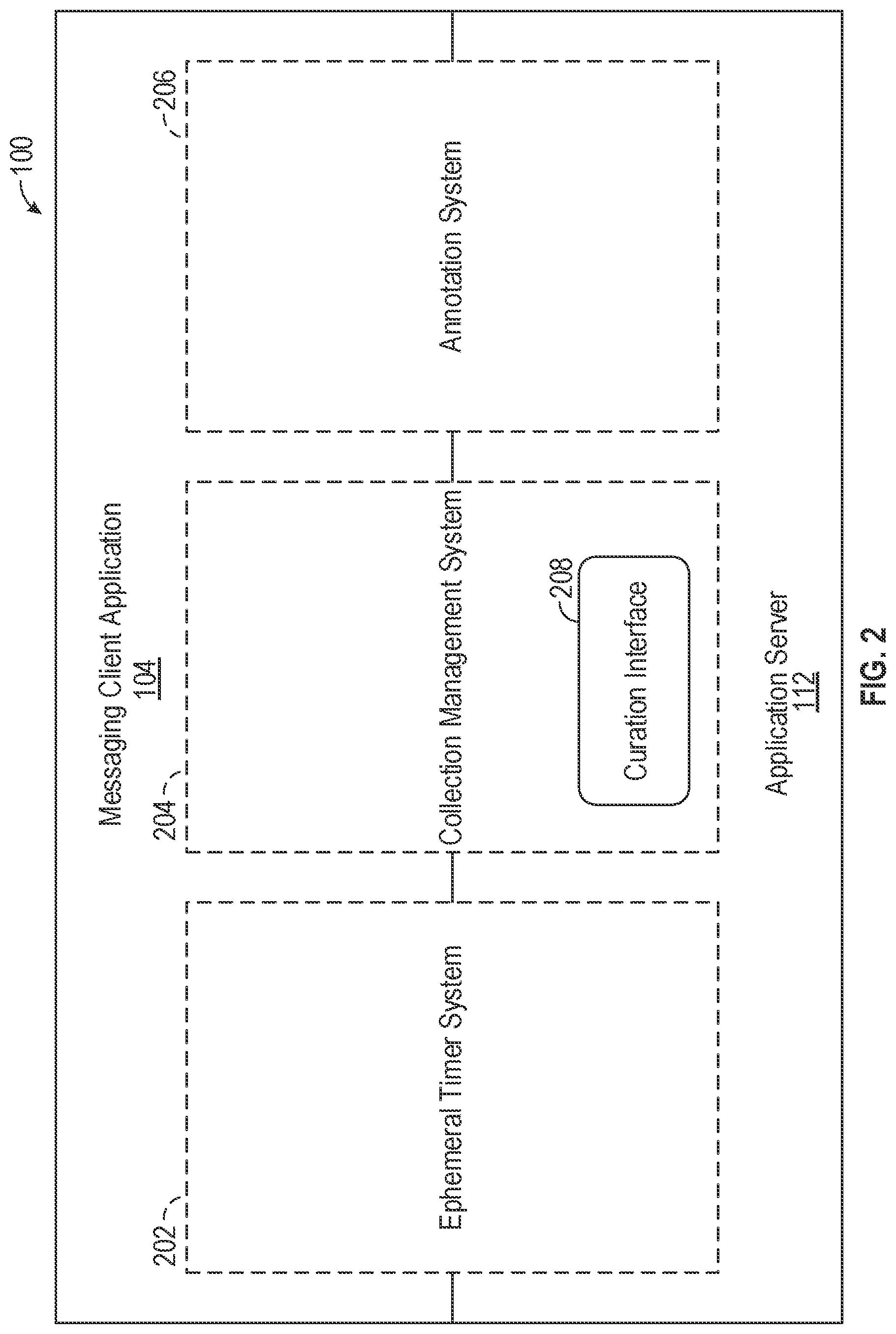 Patent US12316589 Figure 2 – Generating and displaying customized avatars in media overlays